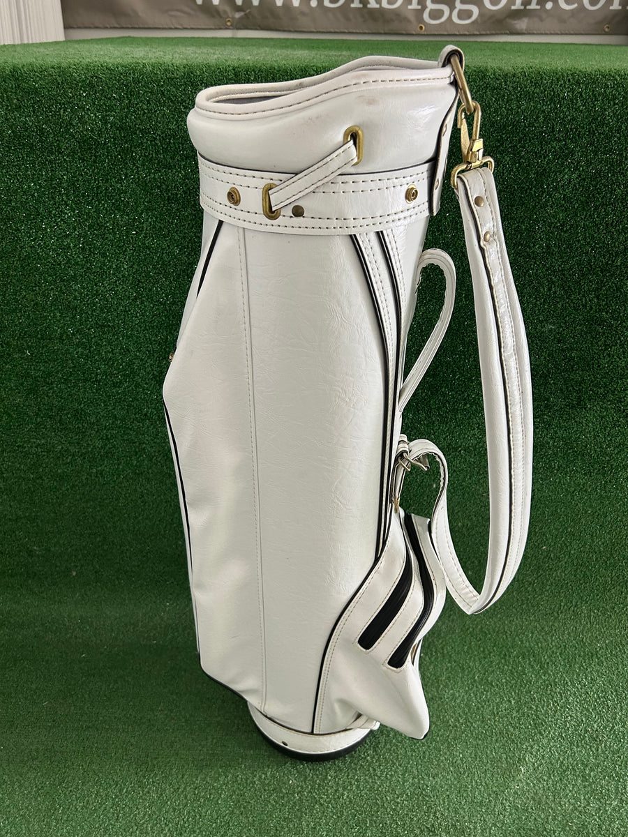 ProGroup Inc. Hot-Z White Leather Golf Cart 6 Way Staff Bag