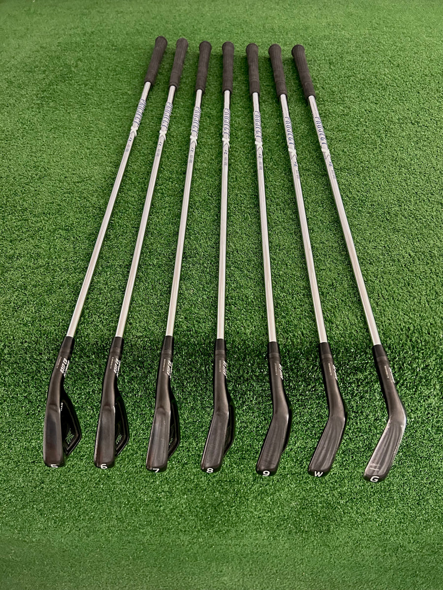 PXG 0317 CB Black Forged Iron Set 5-G / Project X LZ 6.0 Stiff +1