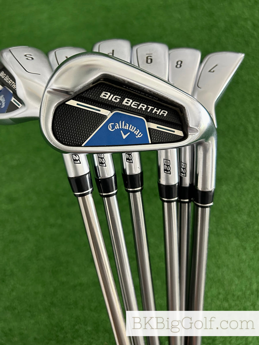 キャロウェイ BIG BERTHA B21 #6～PW スチールS Callaway Big Bertha B21 Iron Set 6-S / RCH 65 A Flex Senior