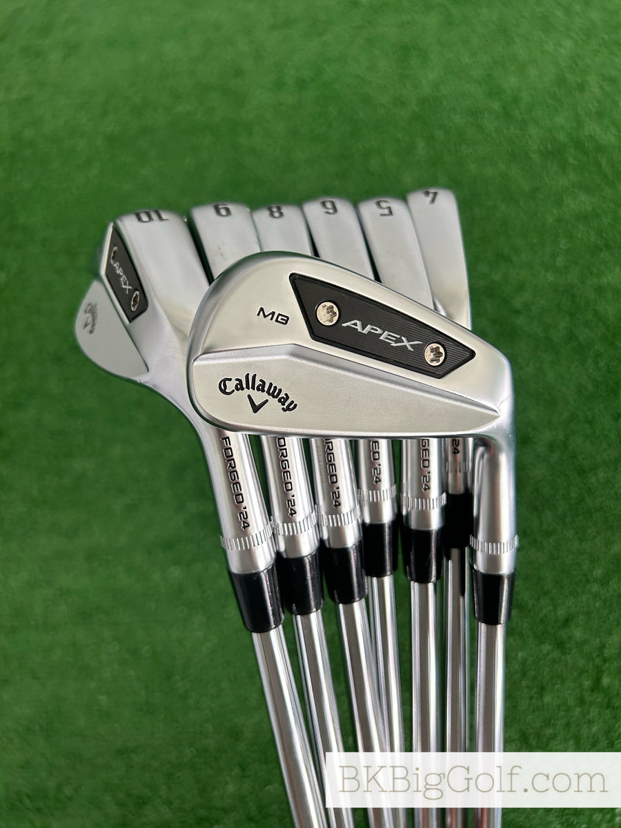 Nice! Callaway 24' Apex MB 4-10 Irons - Tour Issue Dynamic Gold 115 X1