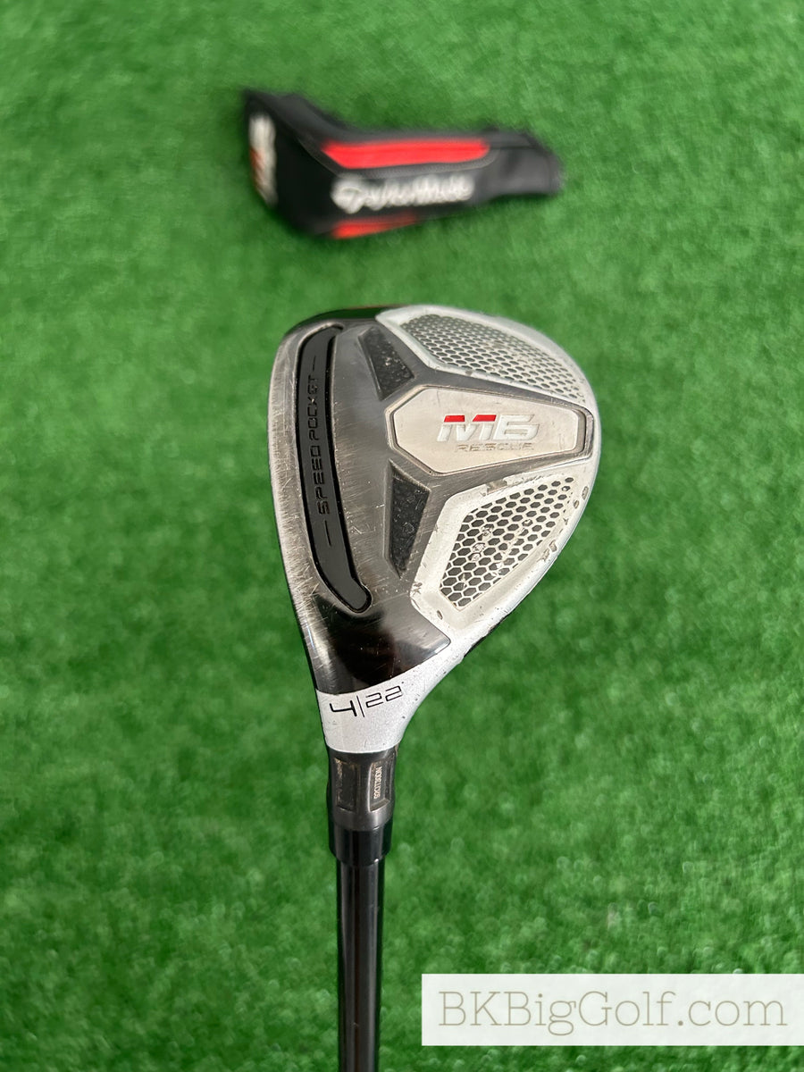 LH Taylormade M6 Rescue 4 Hybrid w Headcover / Regular – BKBigGolf
