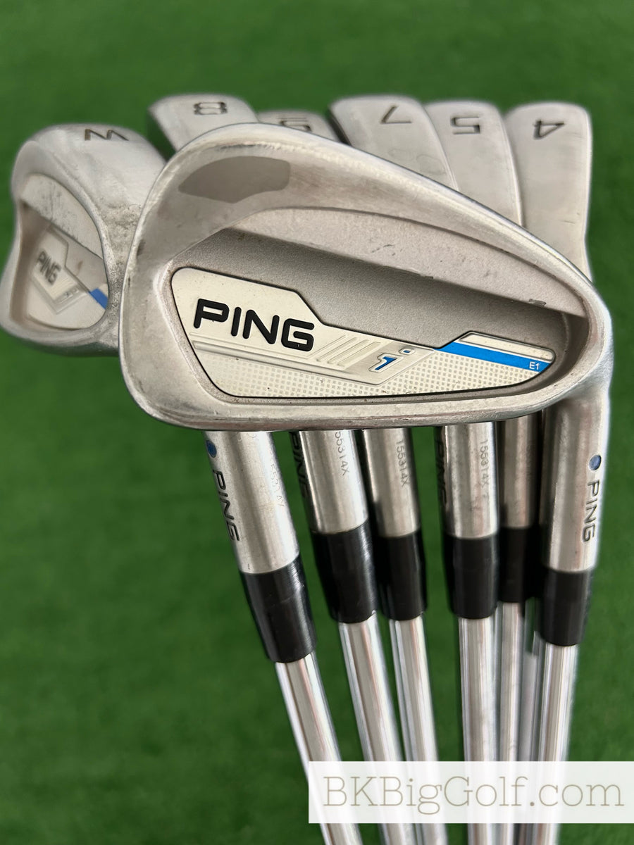 Ping i Series E1 Iron Set 4-W / Ping AWT 2.0 Extra Stiff – BKBigGolf