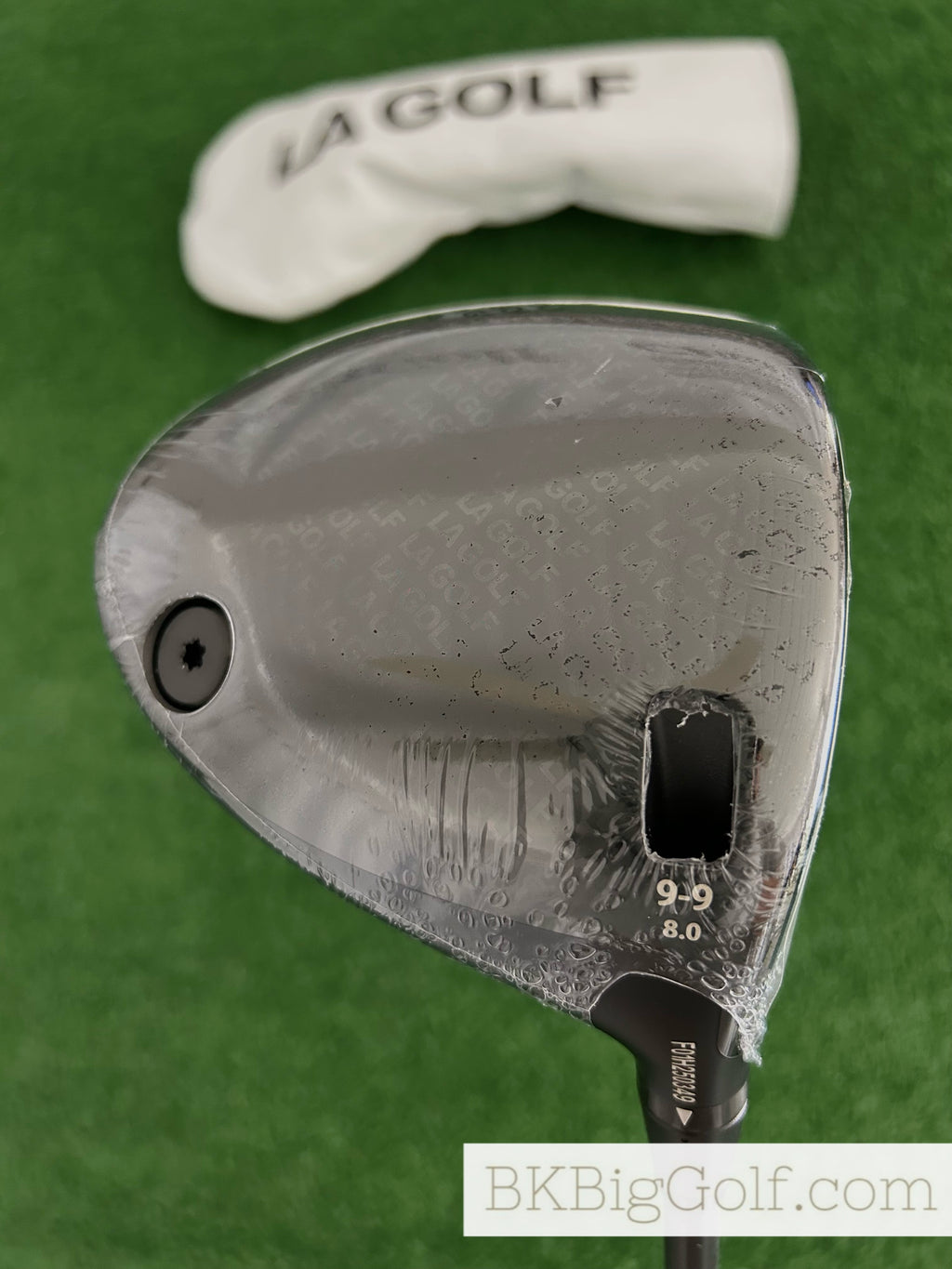 NEW LAGP LA Golf Face ID 9-9 Black 8.0 Driver w Headcover / A Series Low 70 W Extra Stiff