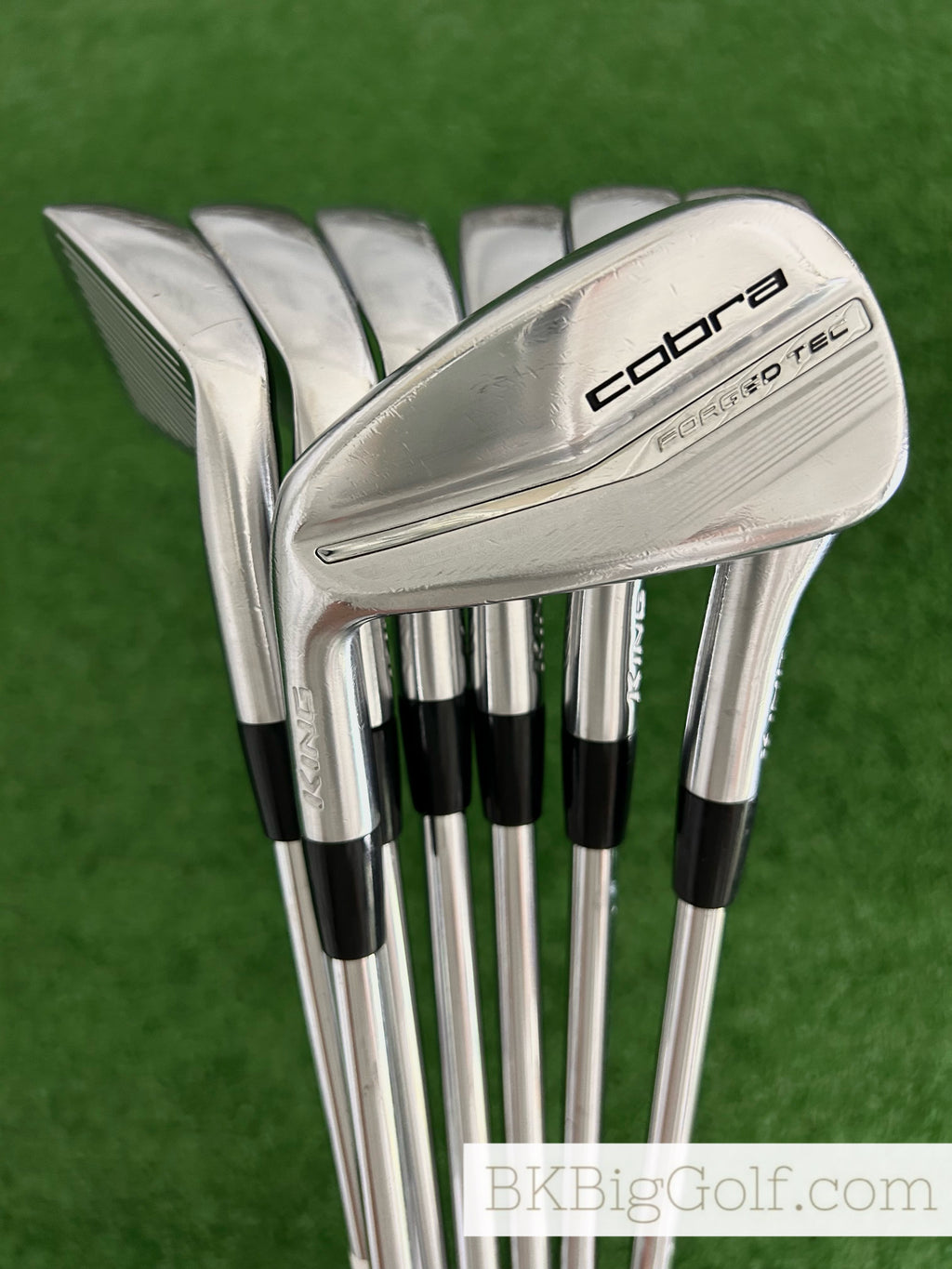 LH Cobra King Forged Tec ‘23 Iron Set 4-P / KBS $-Taper Lite Stiff