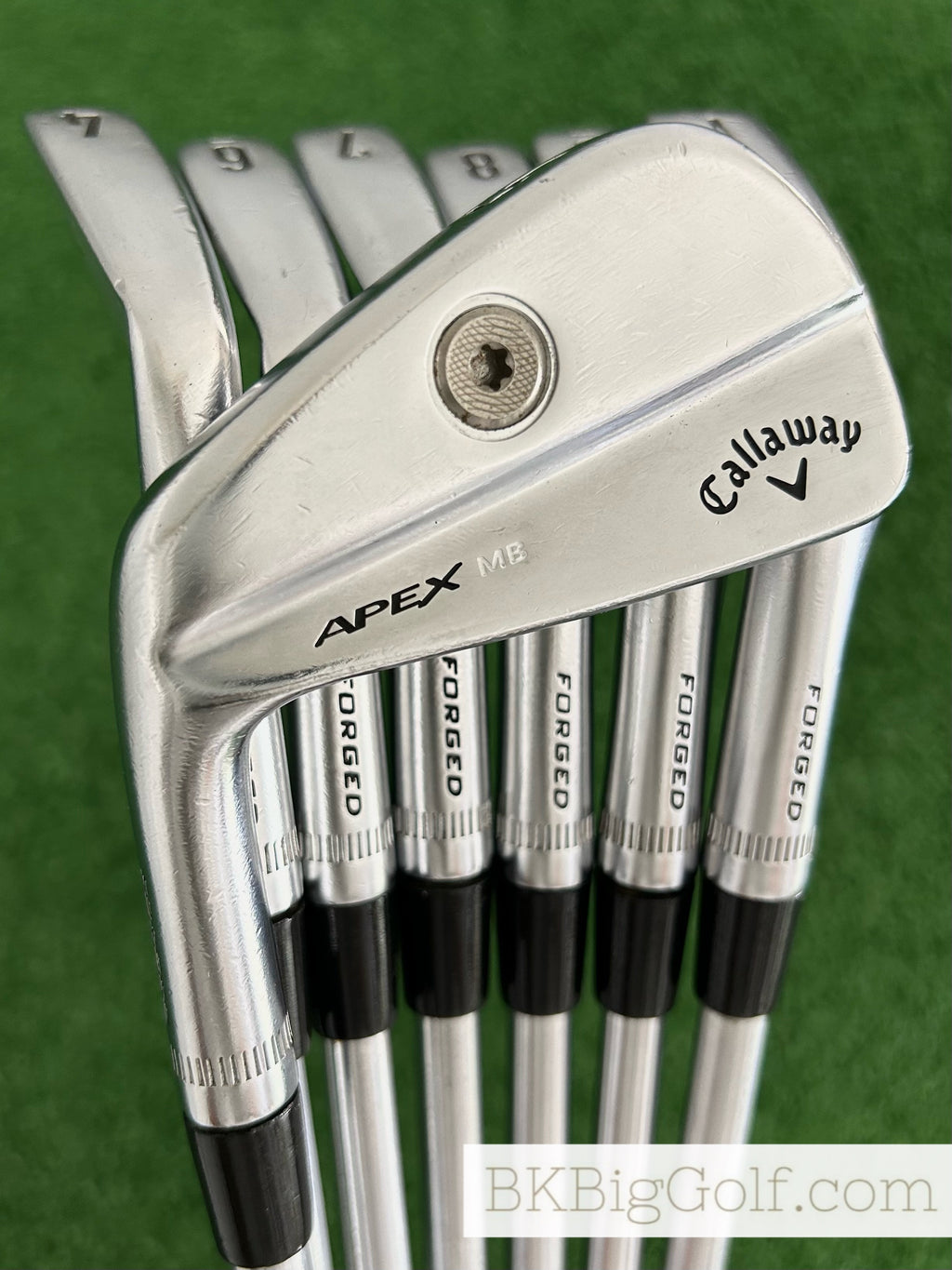 LH Callaway Apex MB Forged Iron Set 4-P / Project X IO 5.5 (Firm) Stiff +1”