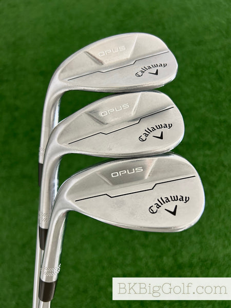 LH Callaway Opus Chrome 3 Wedge Set (50, 54, & 58 Degrees) – BKBigGolf