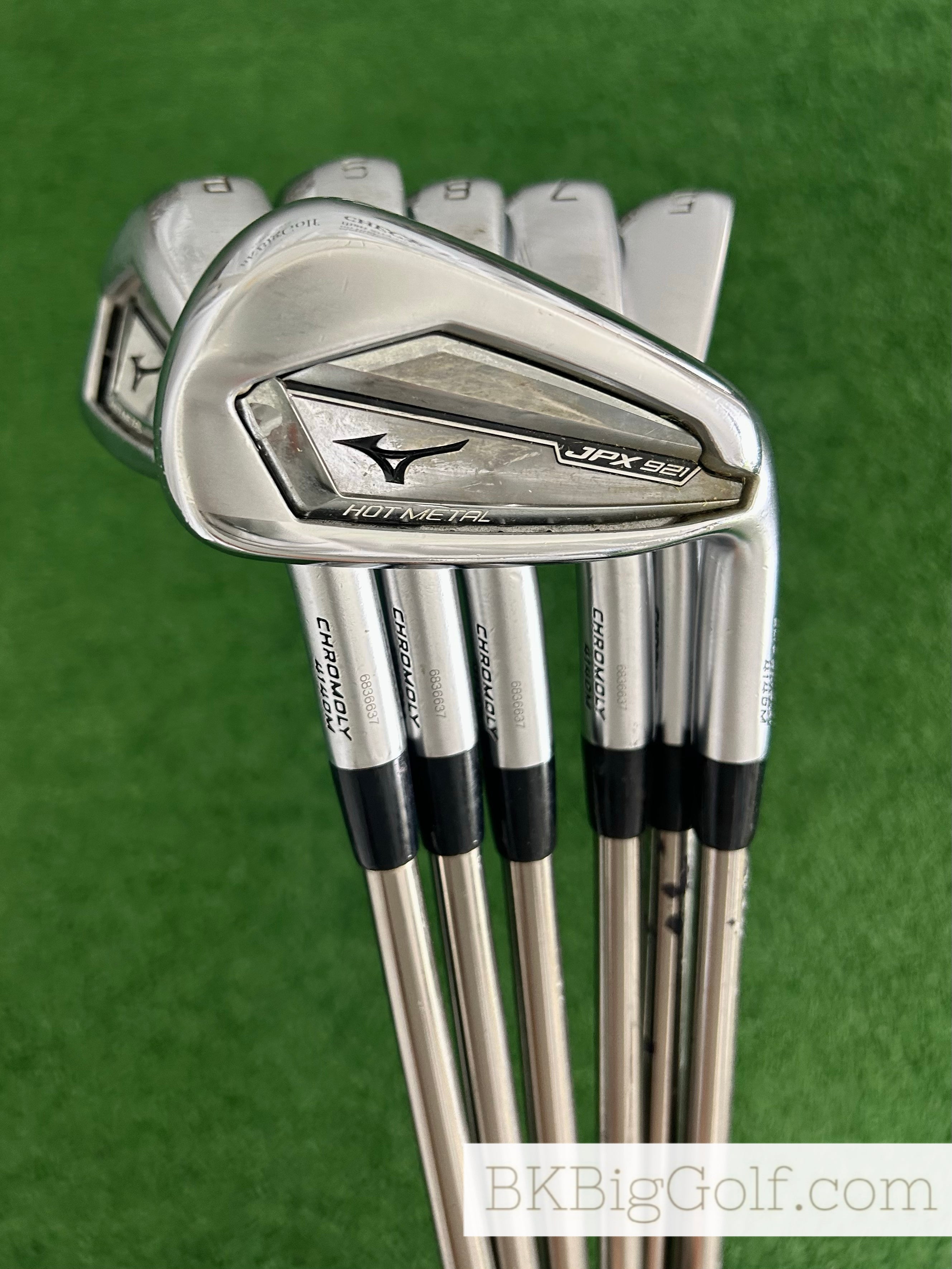 Mizuno JPX 921 Hot Metal Iron Set 5-P / Recoil F4 Stiff Graphite +