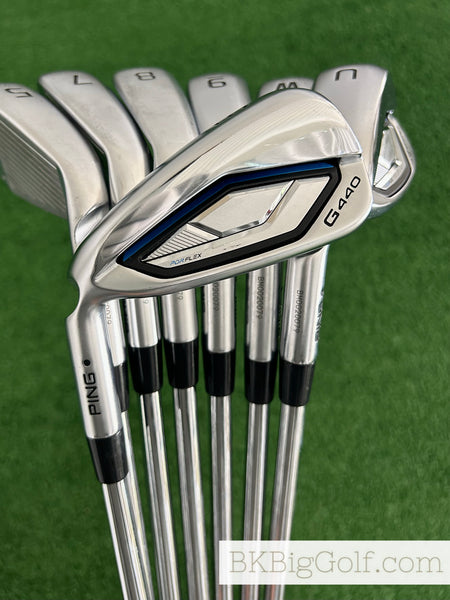 LH Ping G440 Iron Set 5-U / Ping AWT 3.0 Stiff – BKBigGolf