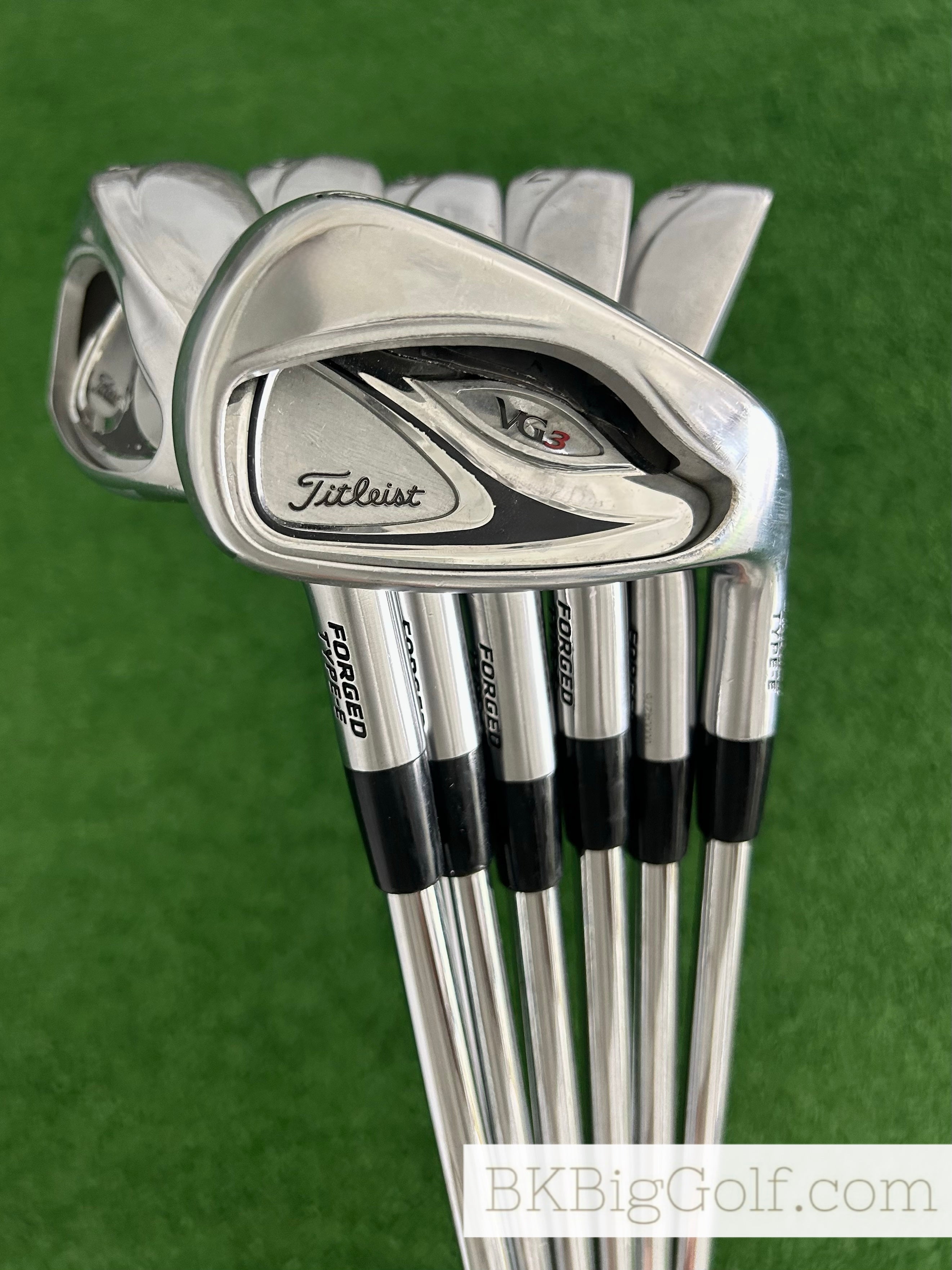 Titleist VG3 Forged Type-E Iron Set 5-P / NS Pro 95 Stiff – BKBigGolf