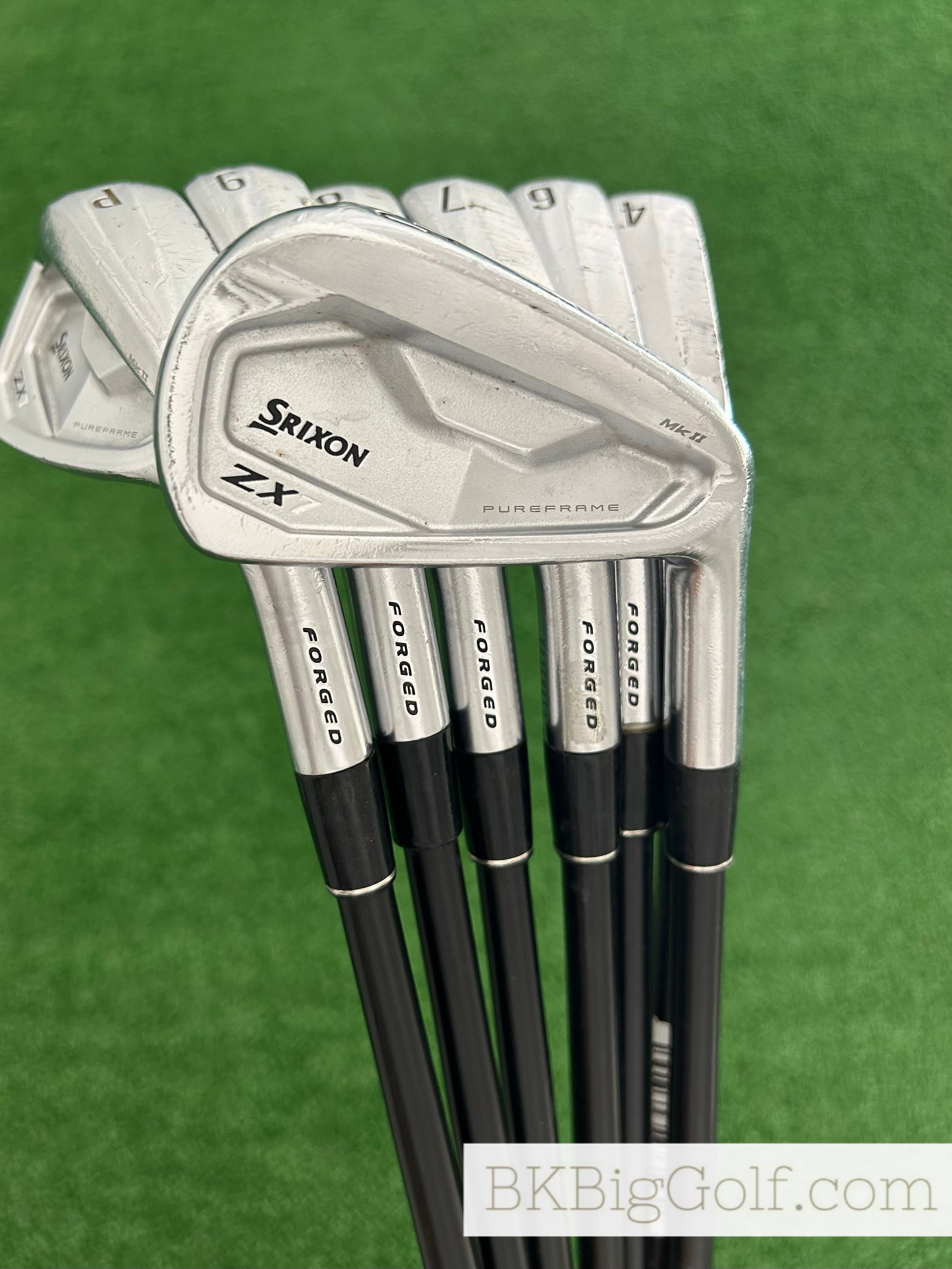Srixon ZX7 Mkii Forged Iron Set 4-P / KBS TGI 95 Stiff Graphite