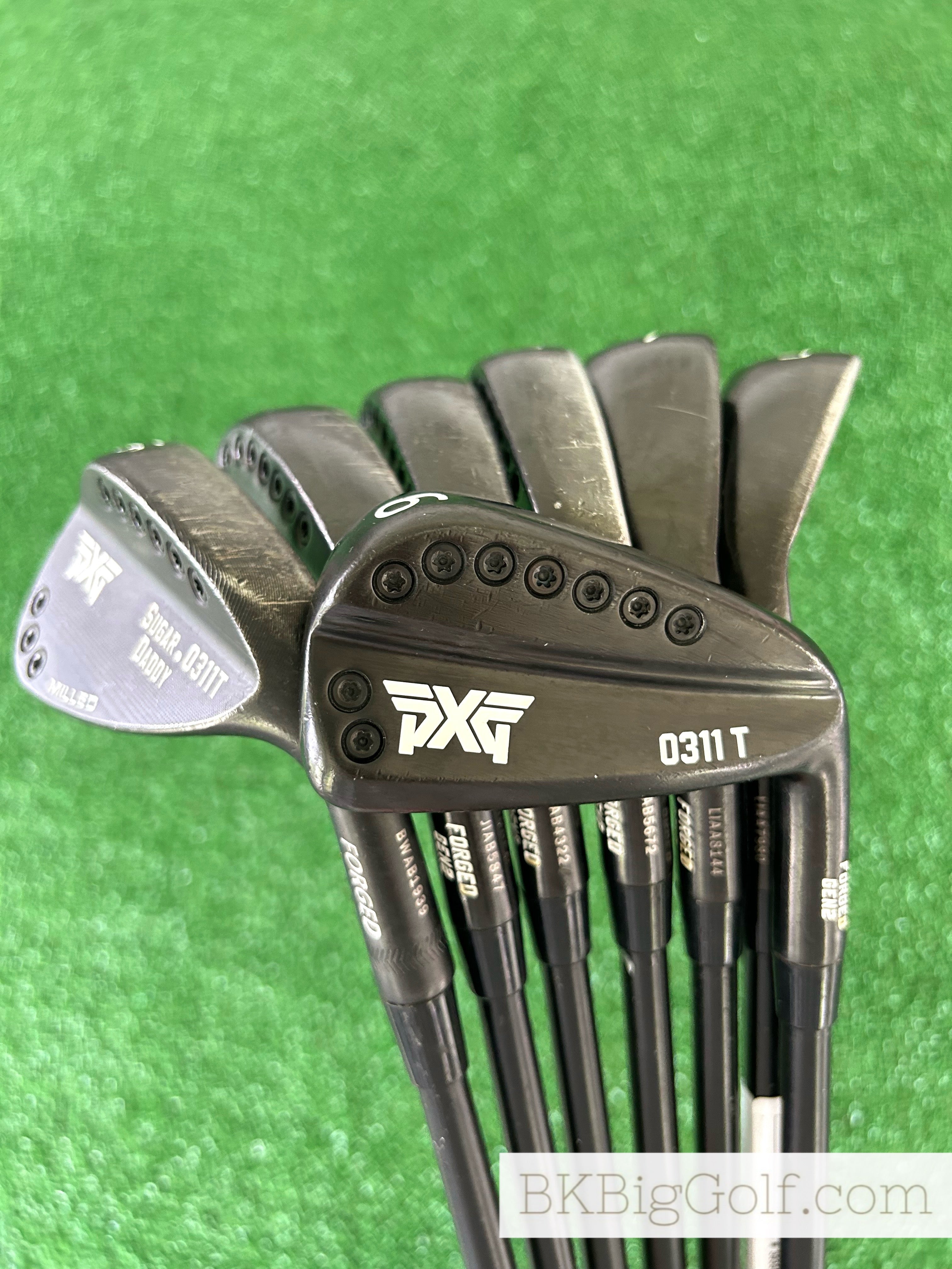 PXG 0311 X / T Xtreme Dark Combo Iron Set 4-P / Black KBS Tour CT 