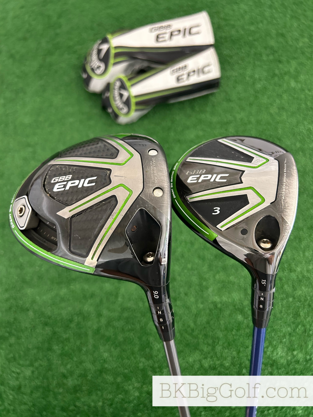 Callaway Great Big Bertha GBB Epic Driver & 3 Wood / Stiff