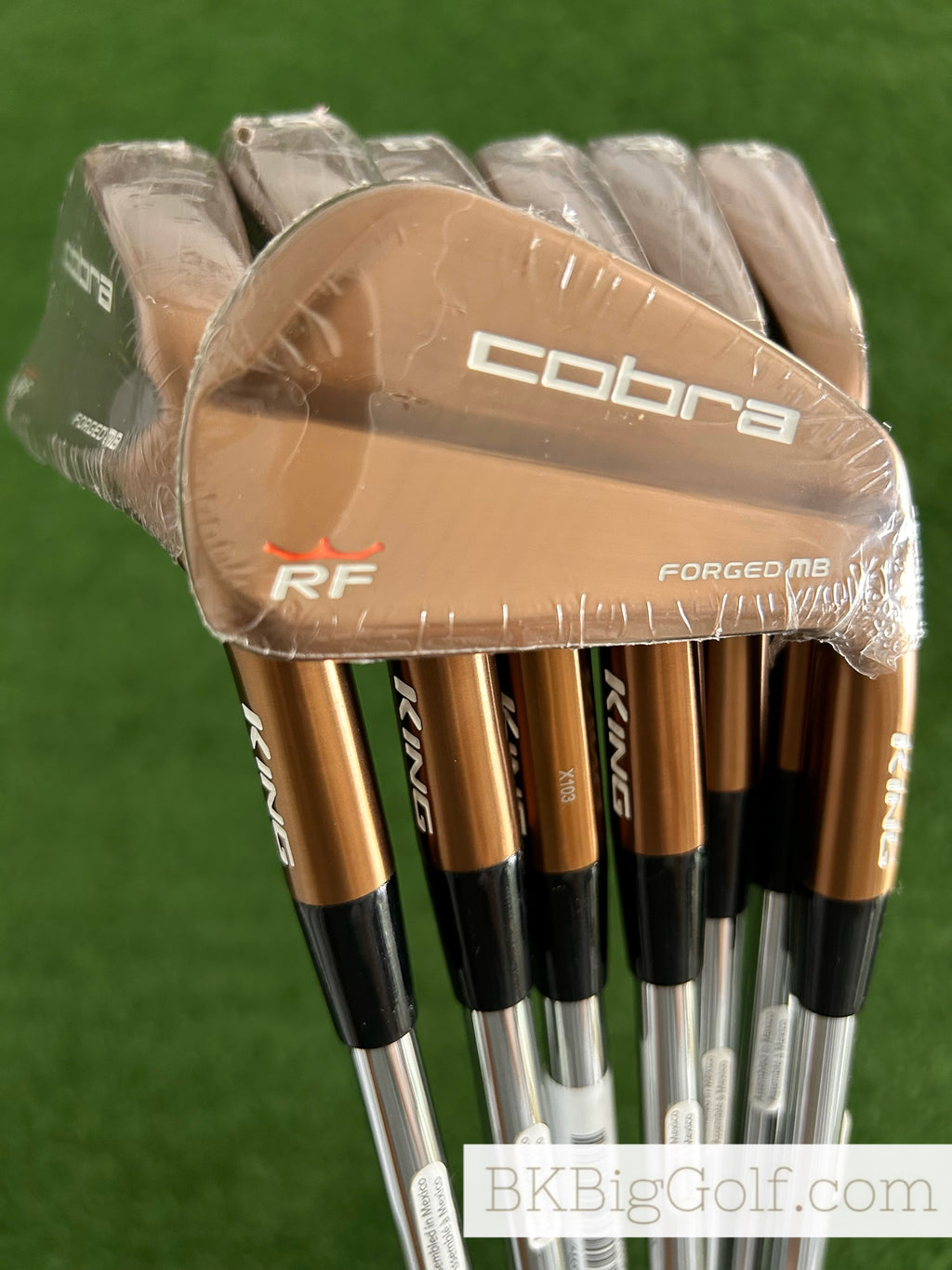 NEW Cobra King Rickie Fowler RF Copper Forged MB Iron Set 4-P / KBS $-Taper 130 Extra Stiff
