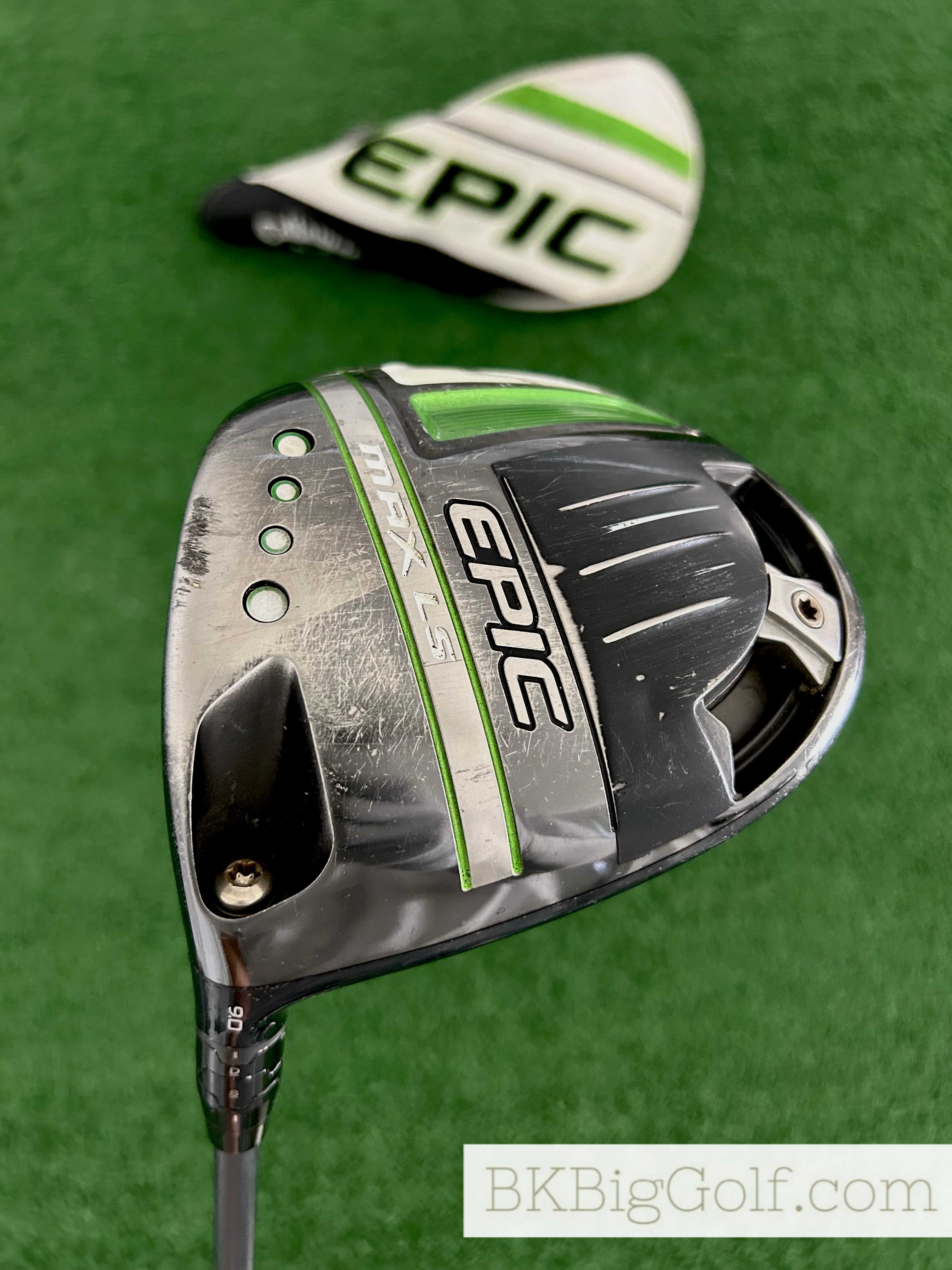 LH Callaway Epic Max LS 9.0 Driver w Headcover / Stiff – BKBigGolf