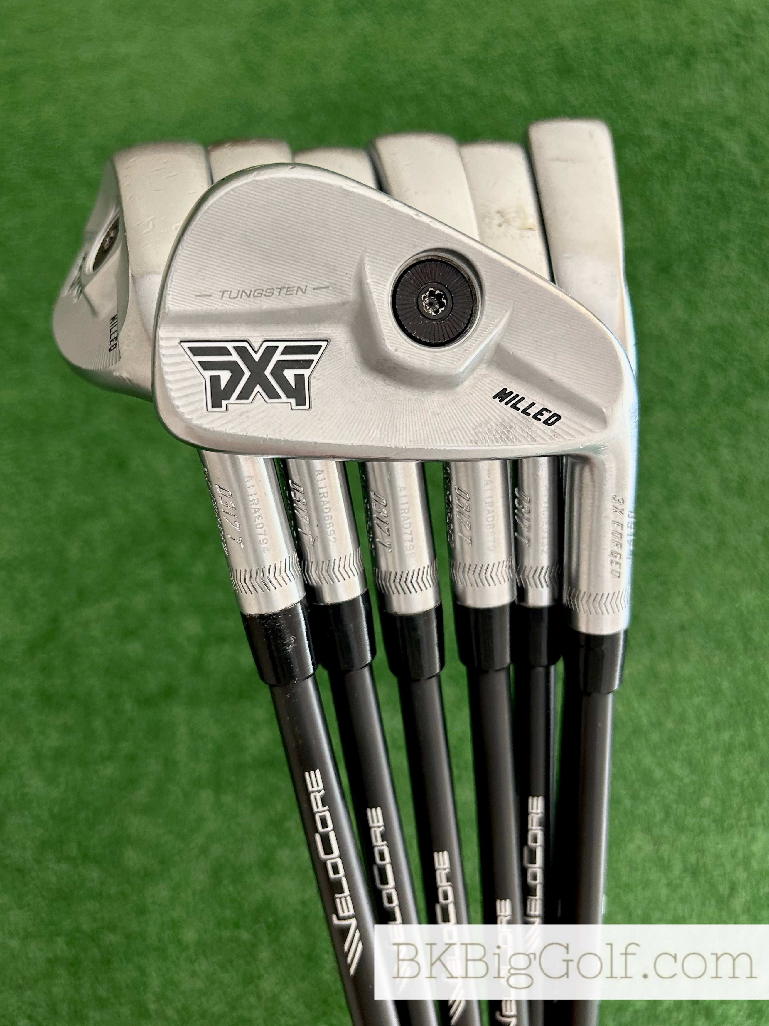 PXG 0317 T Milled Forged Iron Set 5-G / Fujikura Axiom Velocore