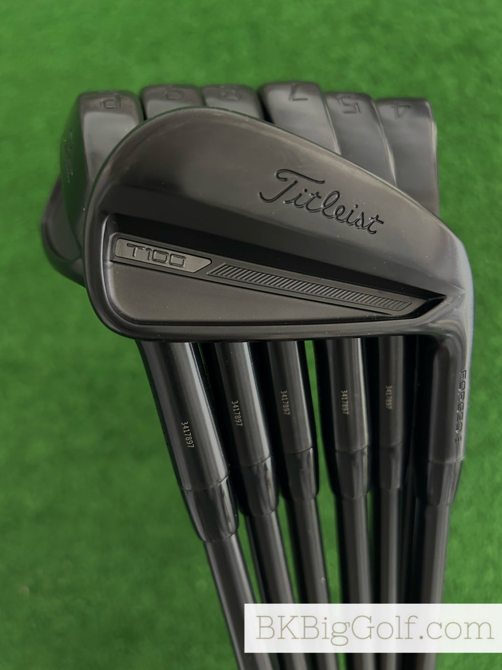 Titleist T100 ‘23 Limited Edition Black Forged Iron Set 4-P / True Temper AMT White Stiff