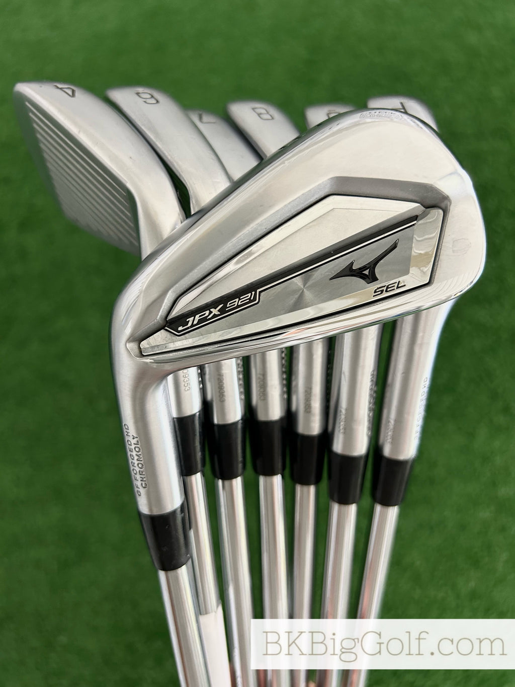 LH Mizuno JPX 921 SEL Iron Set 4-P / KBS $-Taper 120 Stiff +1/2”