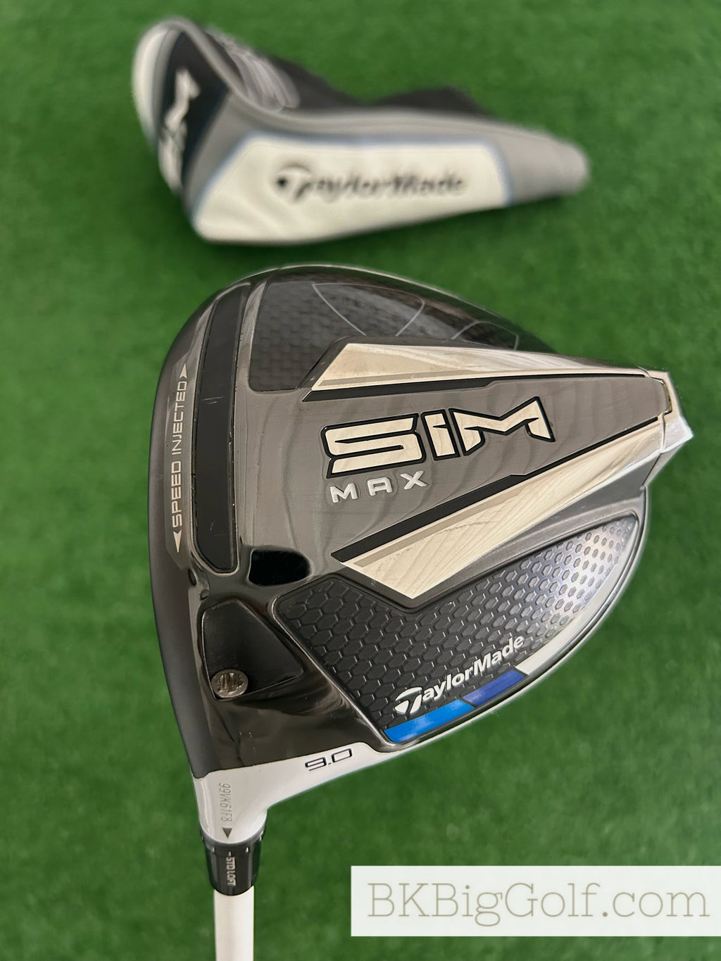 LH Taylormade Sim Max 9.0 Driver w Headcover / Regular