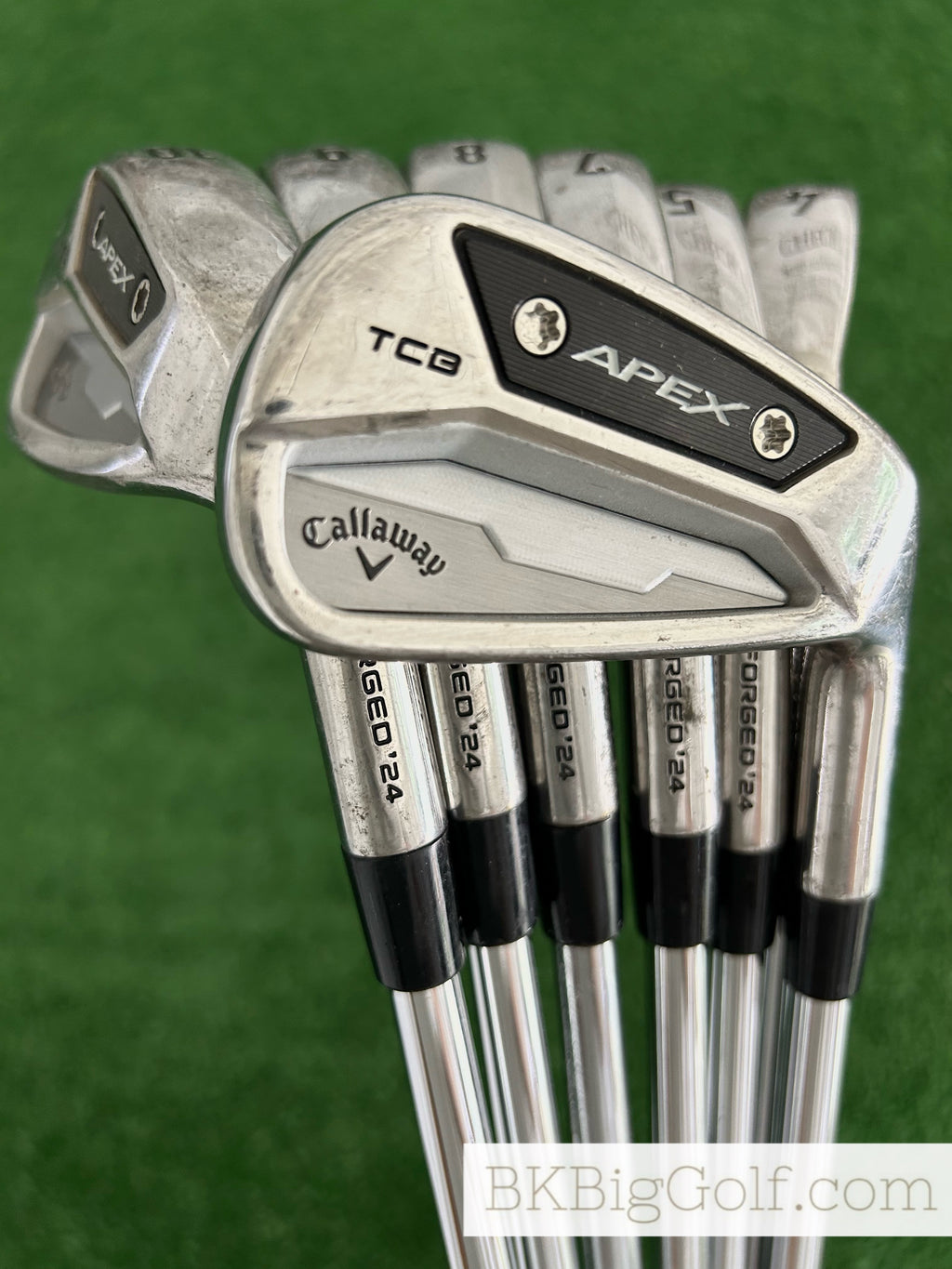 Callaway Apex TCB ‘24 Raw Limited Edition Forged Iron Set 4-P / KBS $-Taper 130 Extra Stiff +1/2”