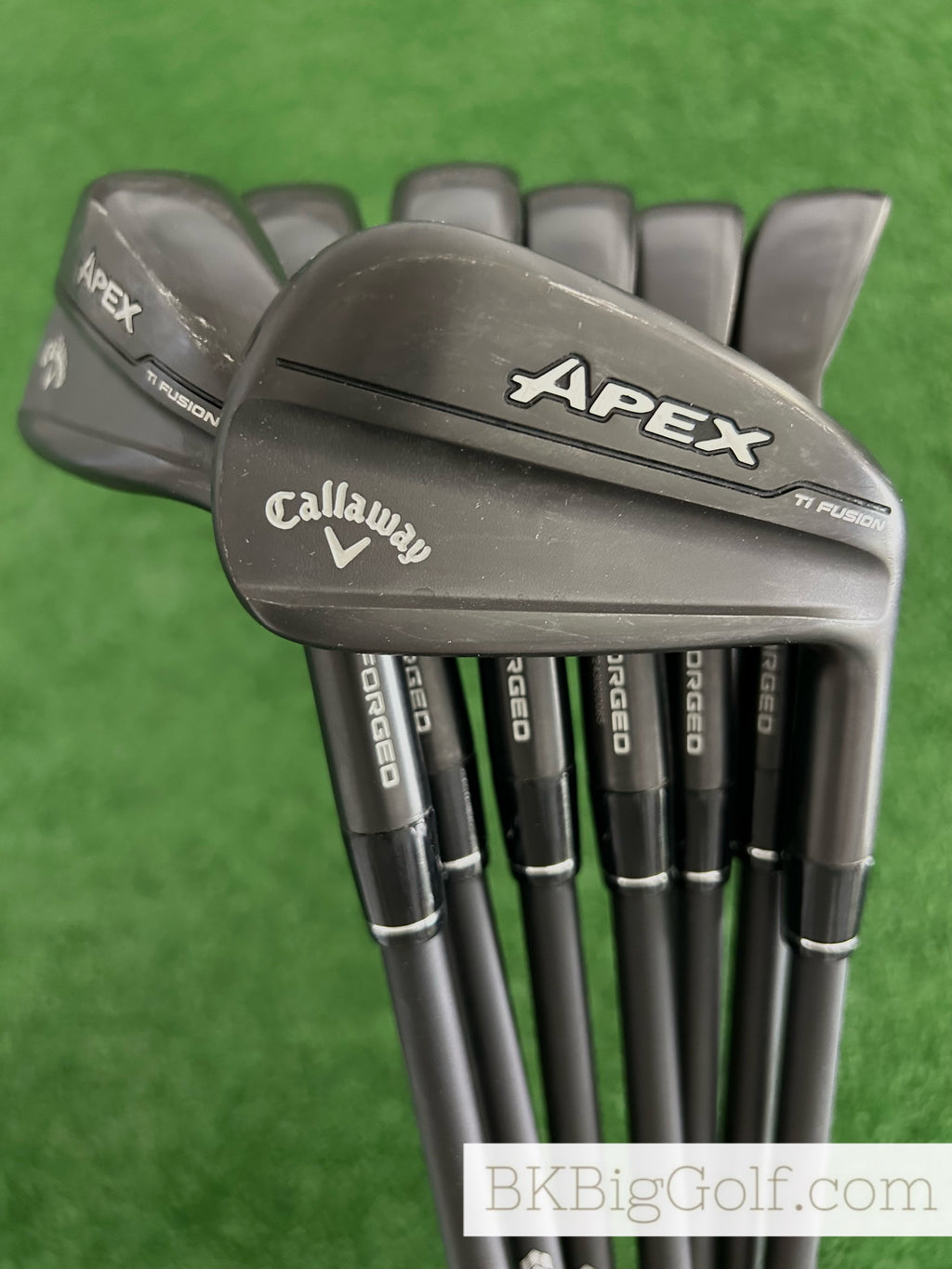 Callaway Apex ‘24 TI Fusion Black Smoke Iron Set 5-A / MMT 80 Stiff Graphite