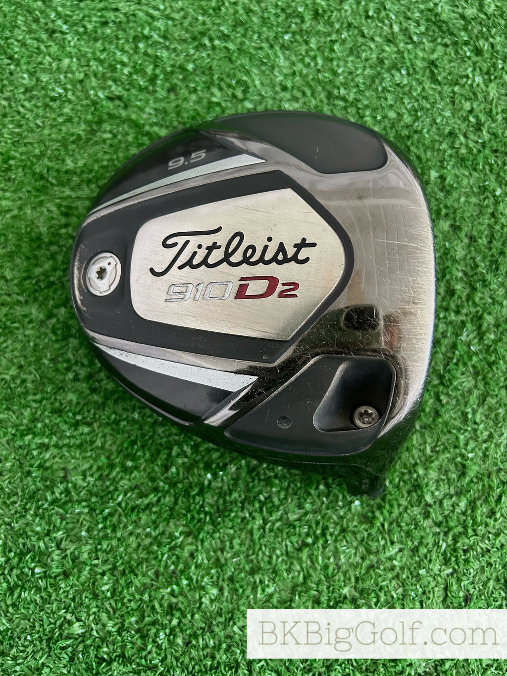 Titleist 910 D2 9.5 Driver Head Only w Headcover