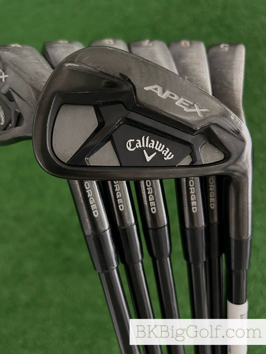 Callaway Apex ‘21 Black Smoke Forged Iron Set 4-P / MMT 85 Regular Graphite