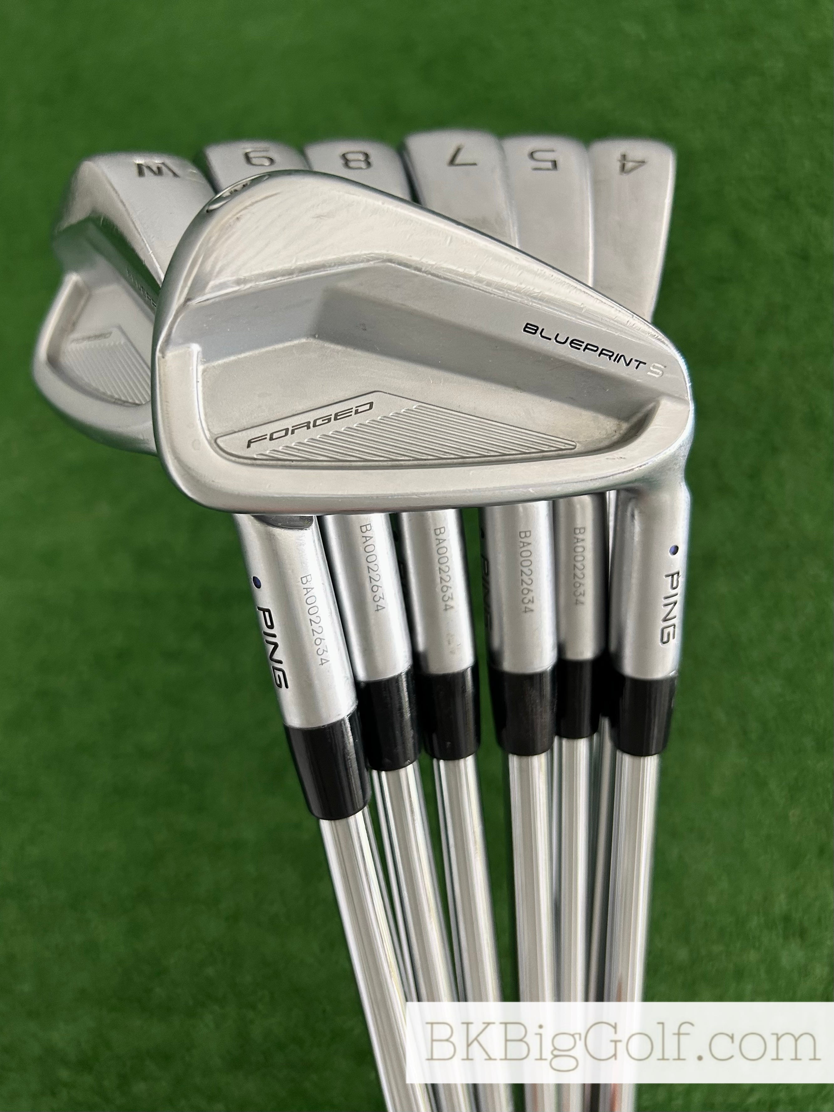PING BLUEPRINT S プロジェクトX 6.0 ブループリント 4-w Ping Blueprint S Forged Iron Set 4-W / Project X 6.0 Stiff – BKBigGolf