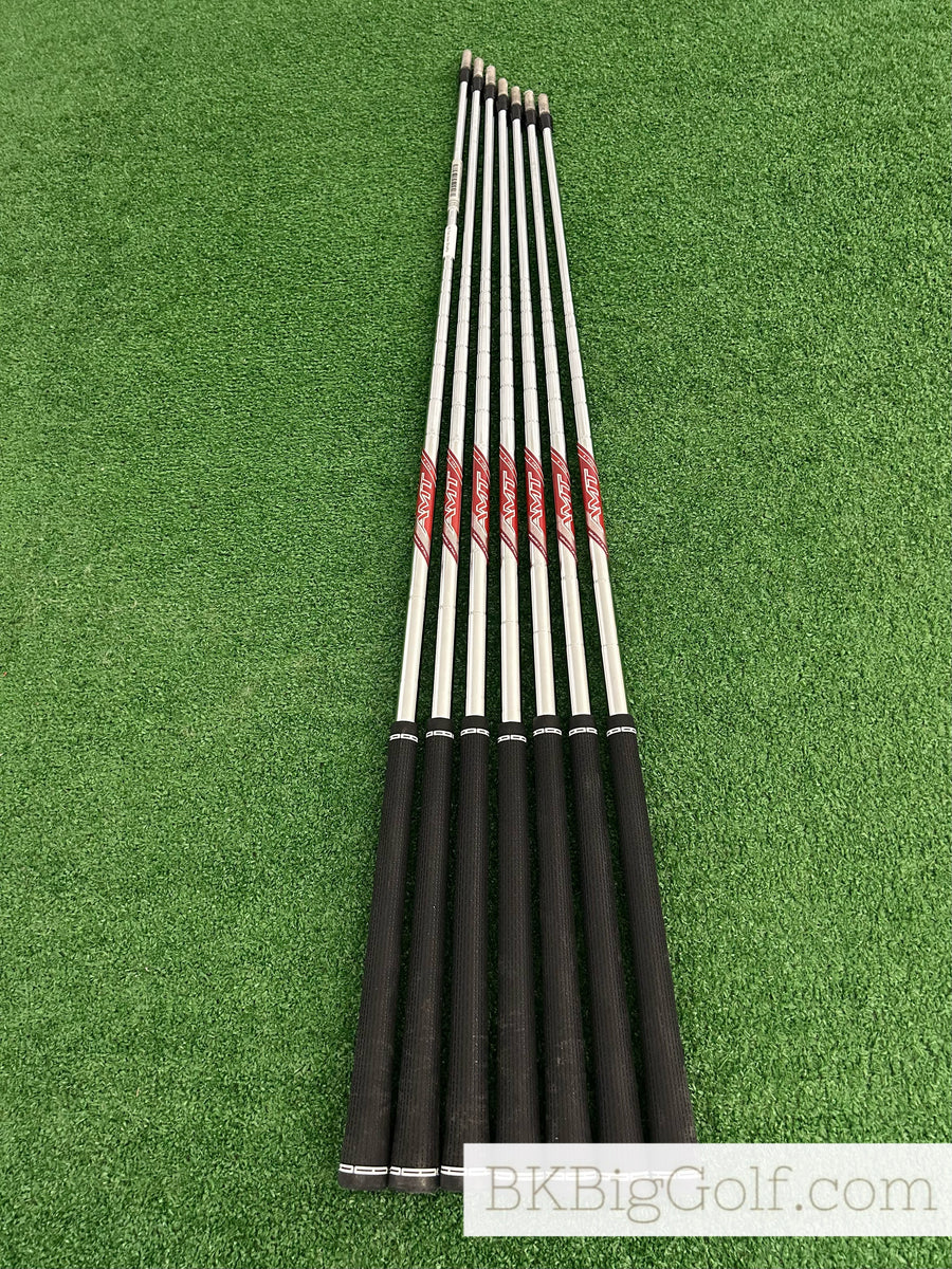 True Temper Red True Temper AMT Red 2026 Stiff Flex Steel 7pc Iron Shafts Set 5-P, W ...