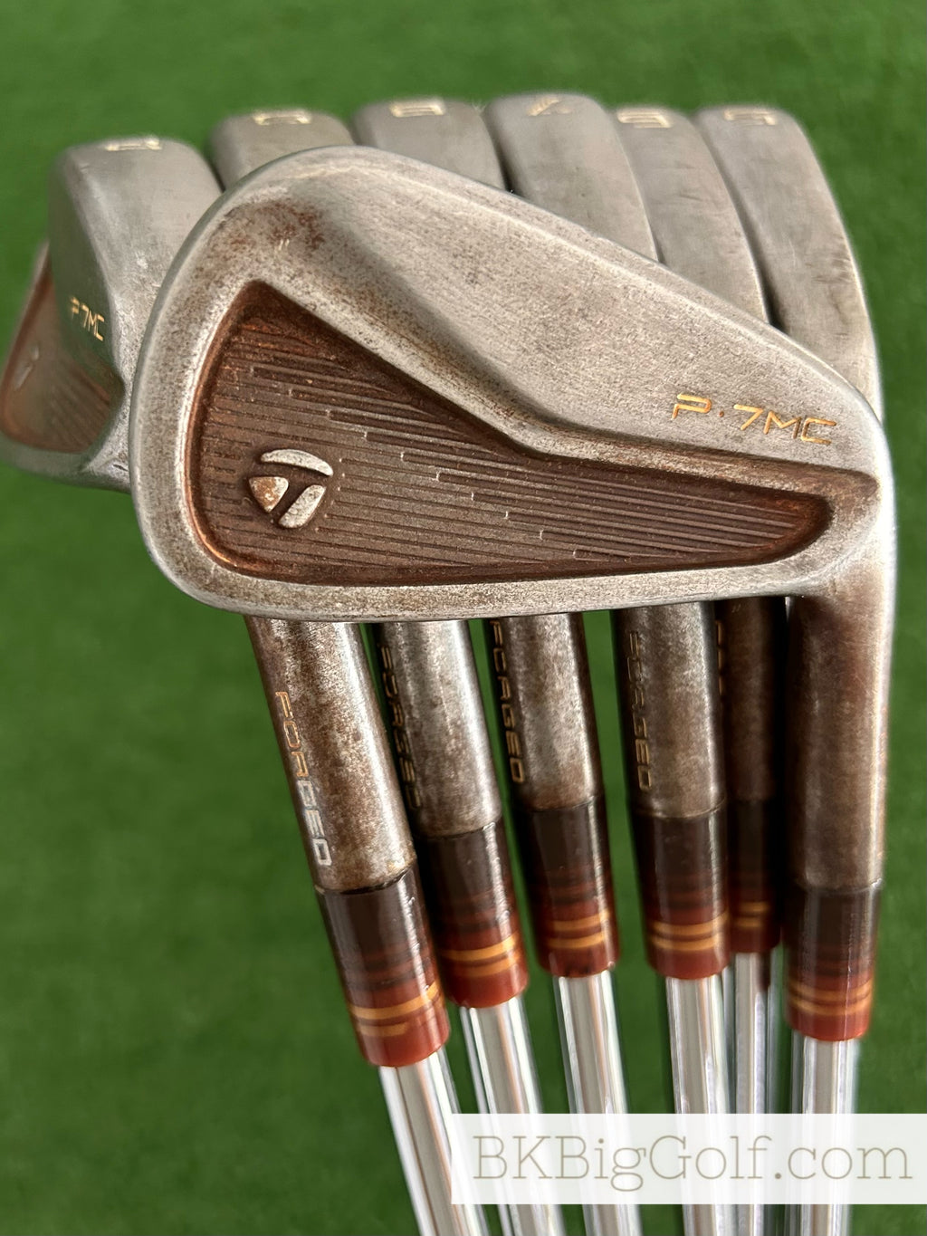 Taylormade P7MC Limited Edition Raw Forged Iron Set 4-P / NS Pro Modus Tour 130 Stiff