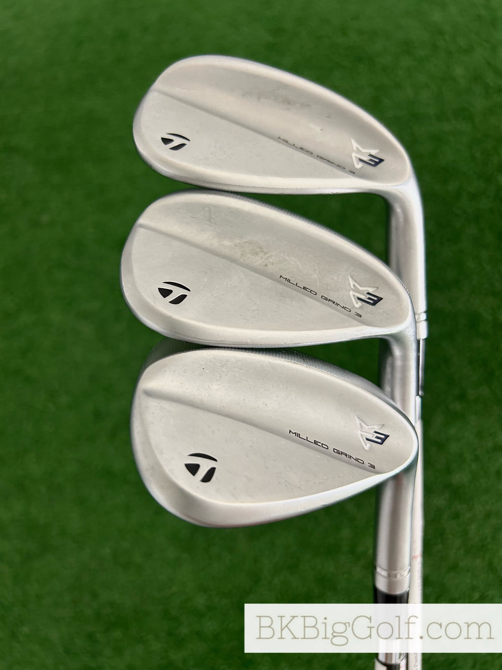 Taylormade MG3 Milled Grind Chrome 3 Wedge Set (52, 56, & 60 Degrees)