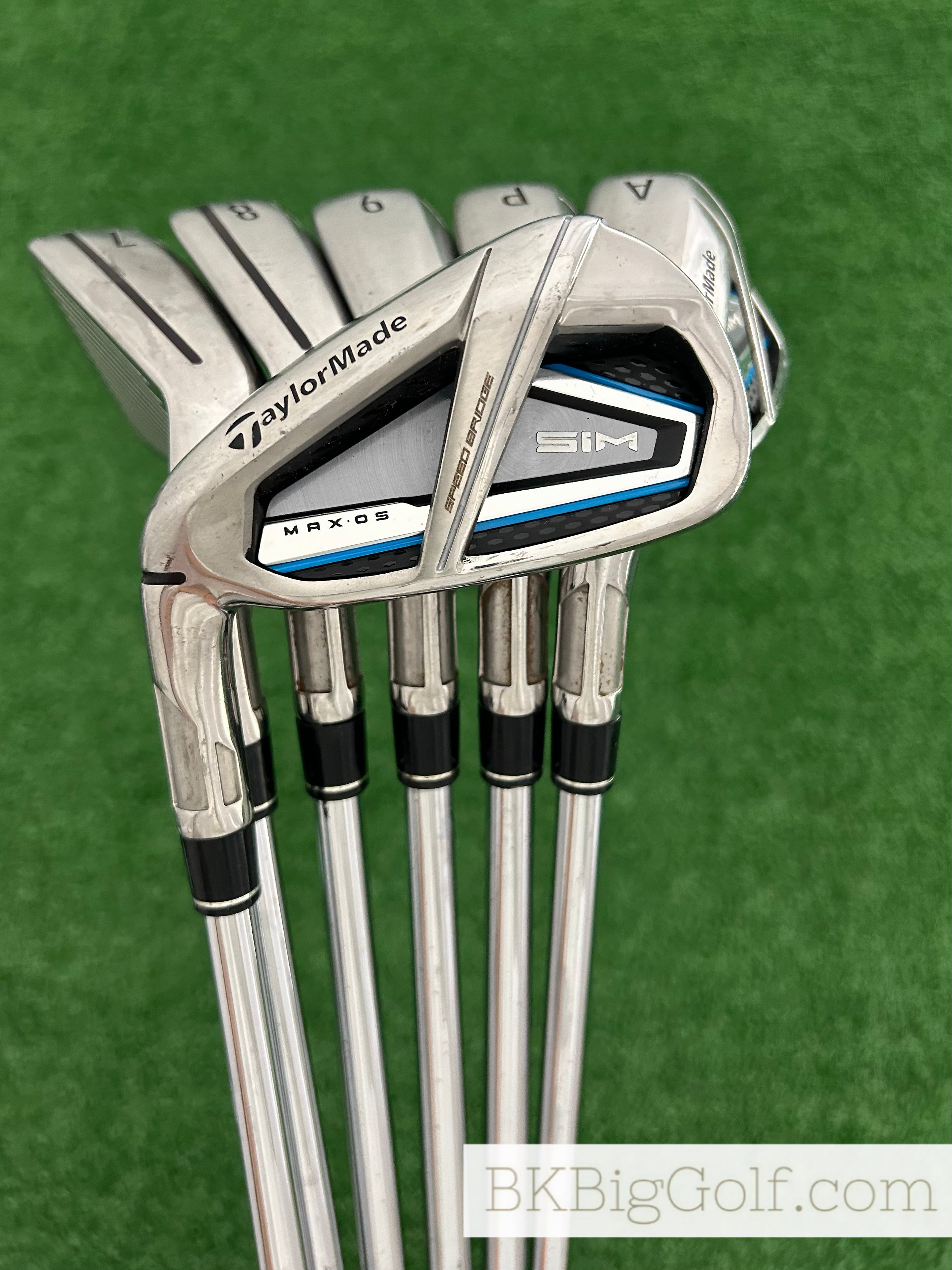 LH Taylormade Sim Max OS Iron Set 6-A / NS Pro Modus Tour 105