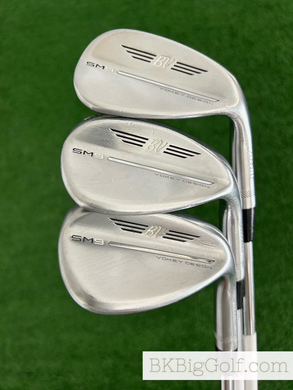 Titleist Vokey SM9 Chrome 3 Wedge Set (50, 54, & 58 Degrees)