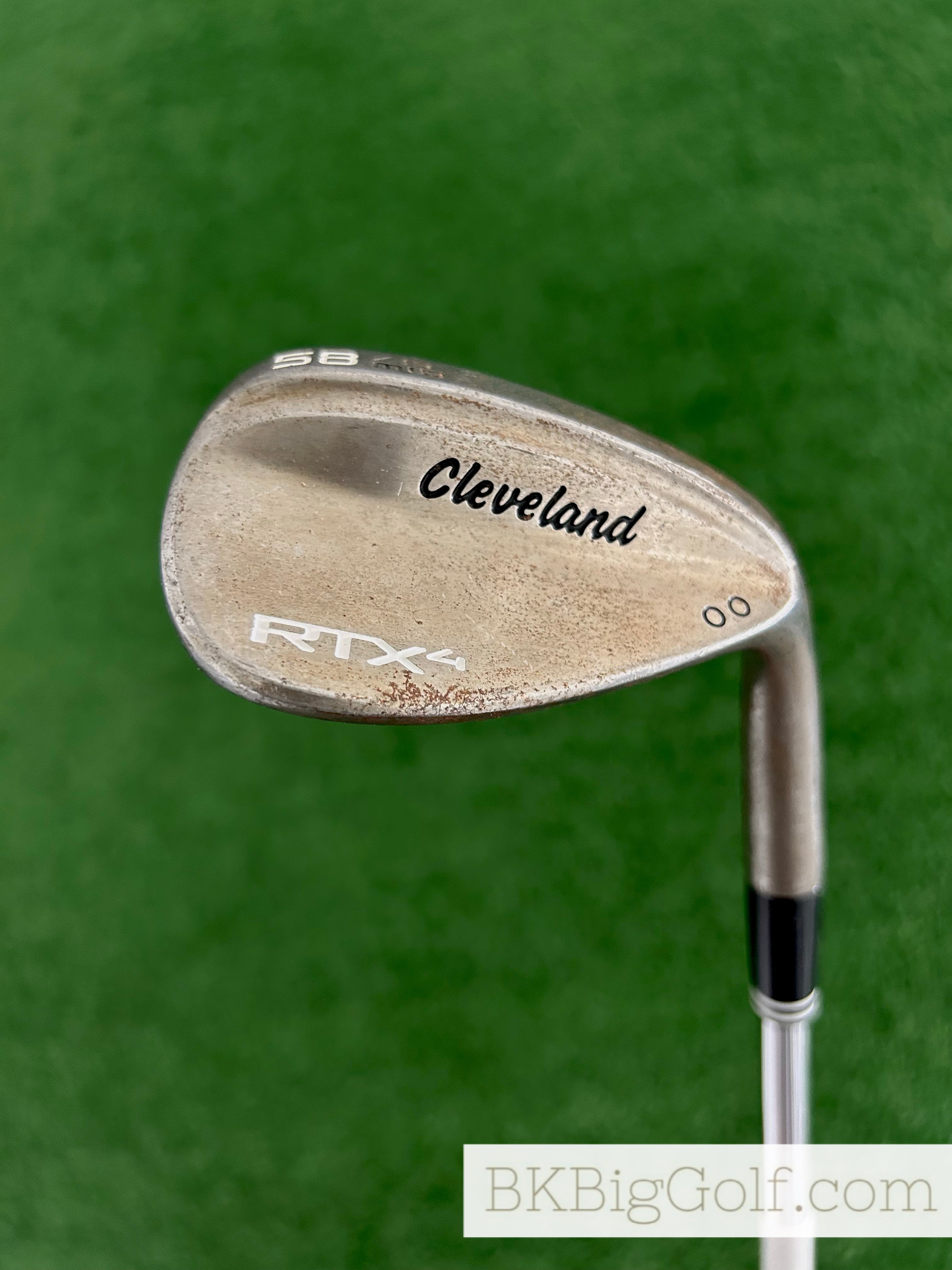 Cleveland RTX4 Raw 58 Degree Wedge / Extra Stiff – BKBigGolf