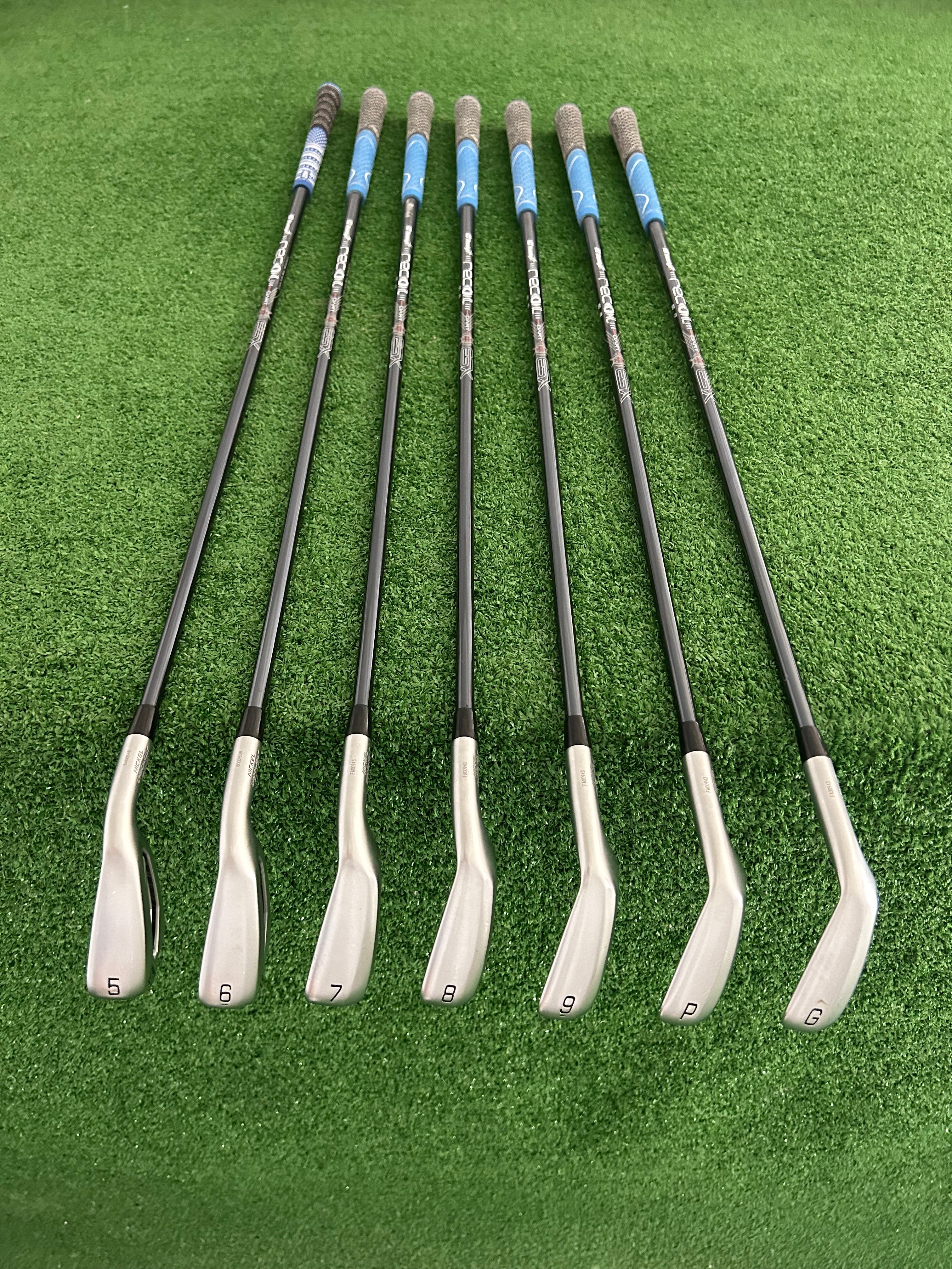 Mizuno JPX 925 Hot Metal HL Iron Set 5-G / Recoil F2 Senior