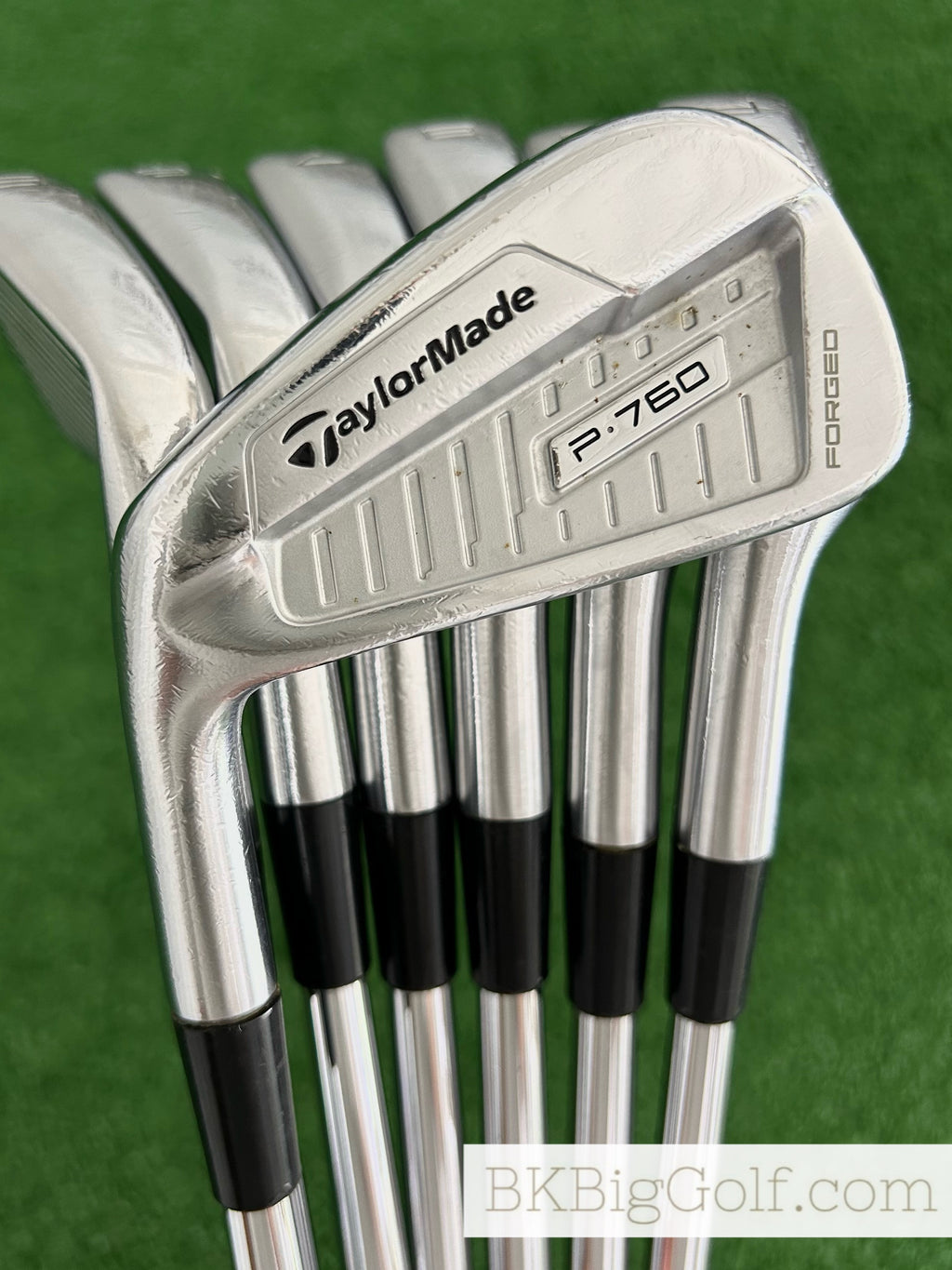 LH Taylormade P760 Forged Iron Set 4-P / Dynamic Gold 120 Stiff