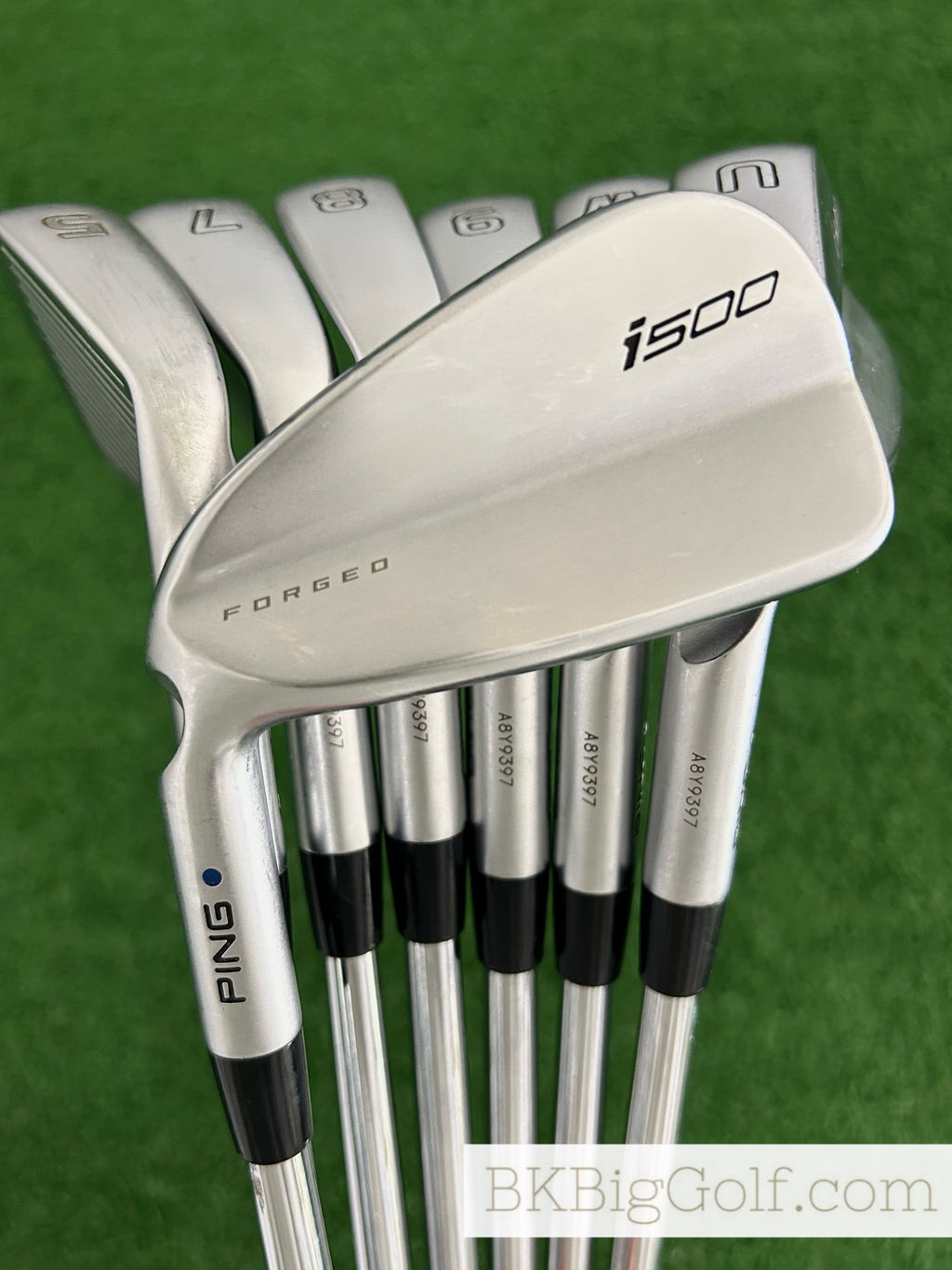 LH Ping i500 Forged Iron Set 5-U / Ping AWT 2.0 Stiff +1/2”