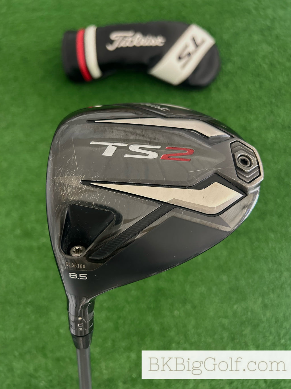 LH Titleist TS2 8.5 Driver w Headcover / Regular