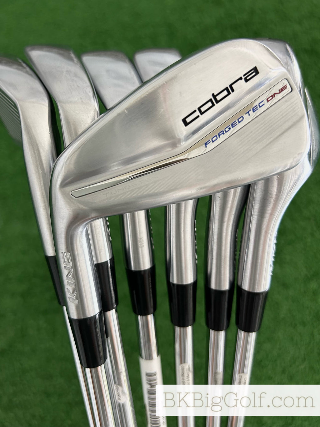 LH Cobra King Forged Tec ‘23 One Length Iron Set 5-G / KBS $-Taper Lite Stiff