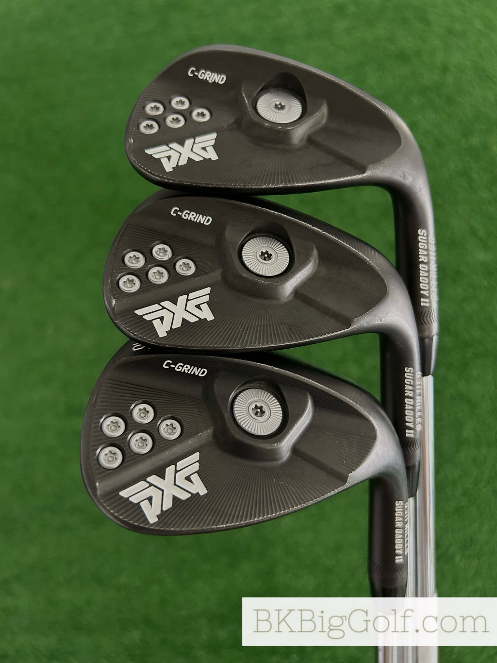 PXG Sugar Daddy II Black 3 Wedge Set (50, 56, & 60 Degrees)