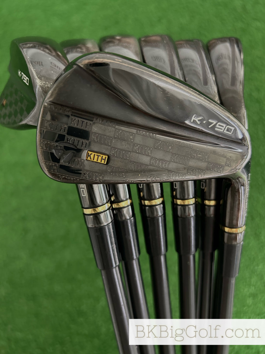 Taylormade Kith K-790 Limited Edition Black Forged Iron Set 4-P / Dynamic Gold 120 Stiff