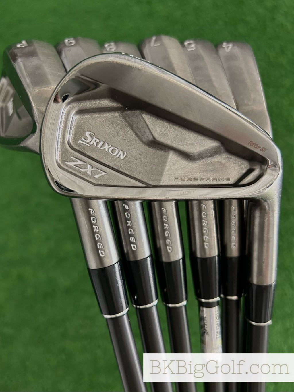 Srixon ZX7 Mkii Forged Limited Edition Black Iron Set 4-P / KBS C-Taper Limited Stiff