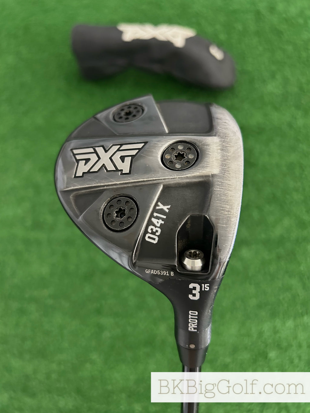 PXG 0341 X Proto 15 Degree Fairway 3 Wood w Headcover / Stiff