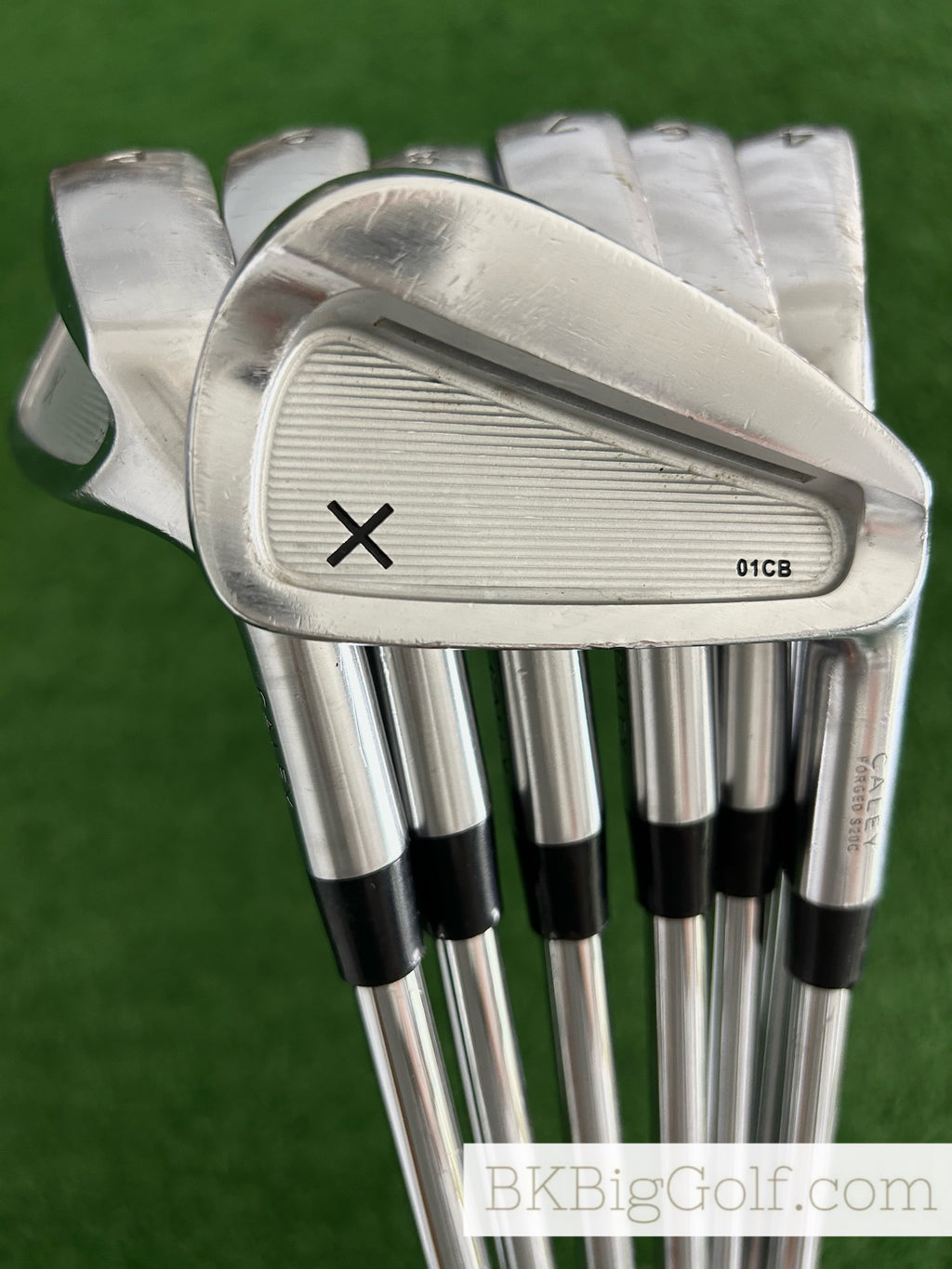 Caley Golf 01 CB Forged Iron Set 4-P / KBS Tour Lite Stiff +1/2”