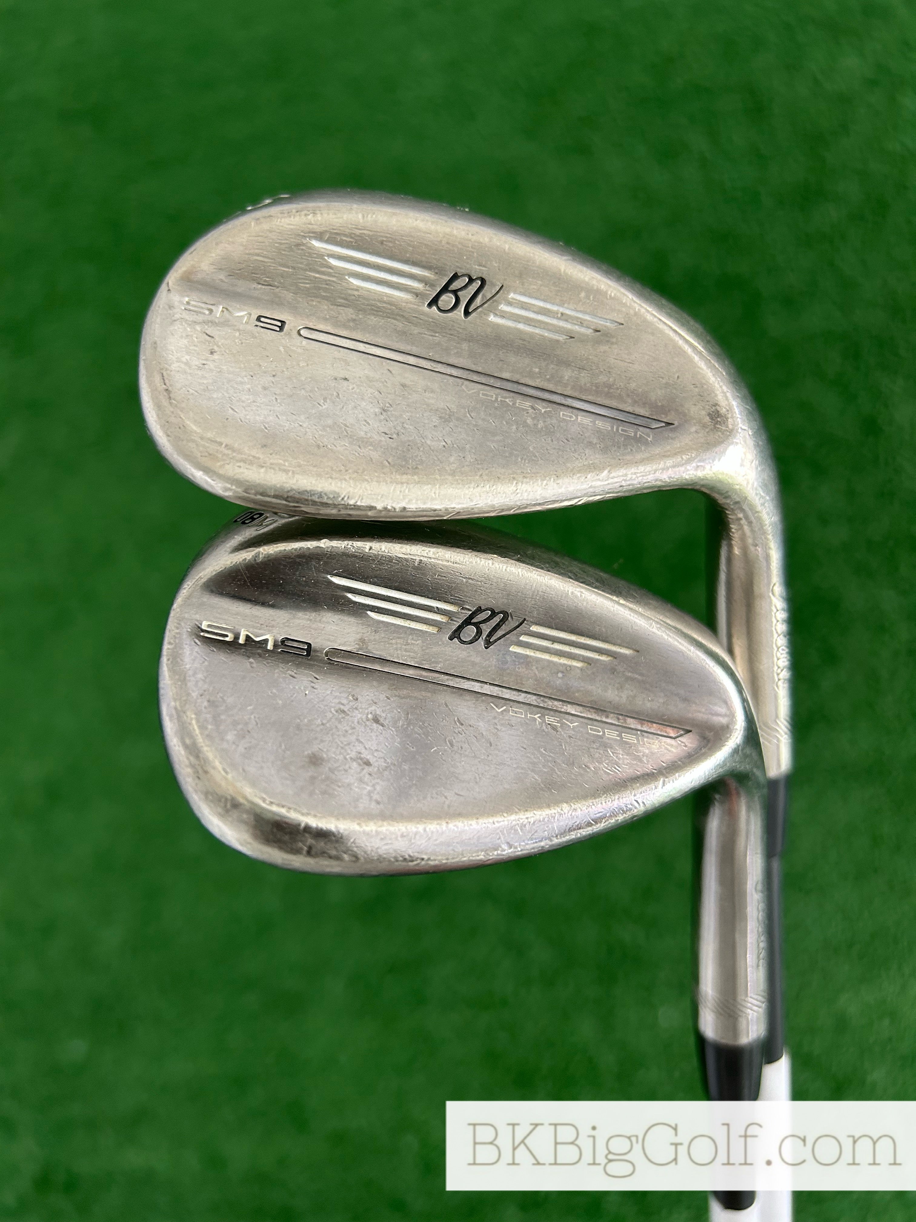 Titleist Vokey SM9 Brushed Steel 2 Wedge Set (56 & 60 Degrees