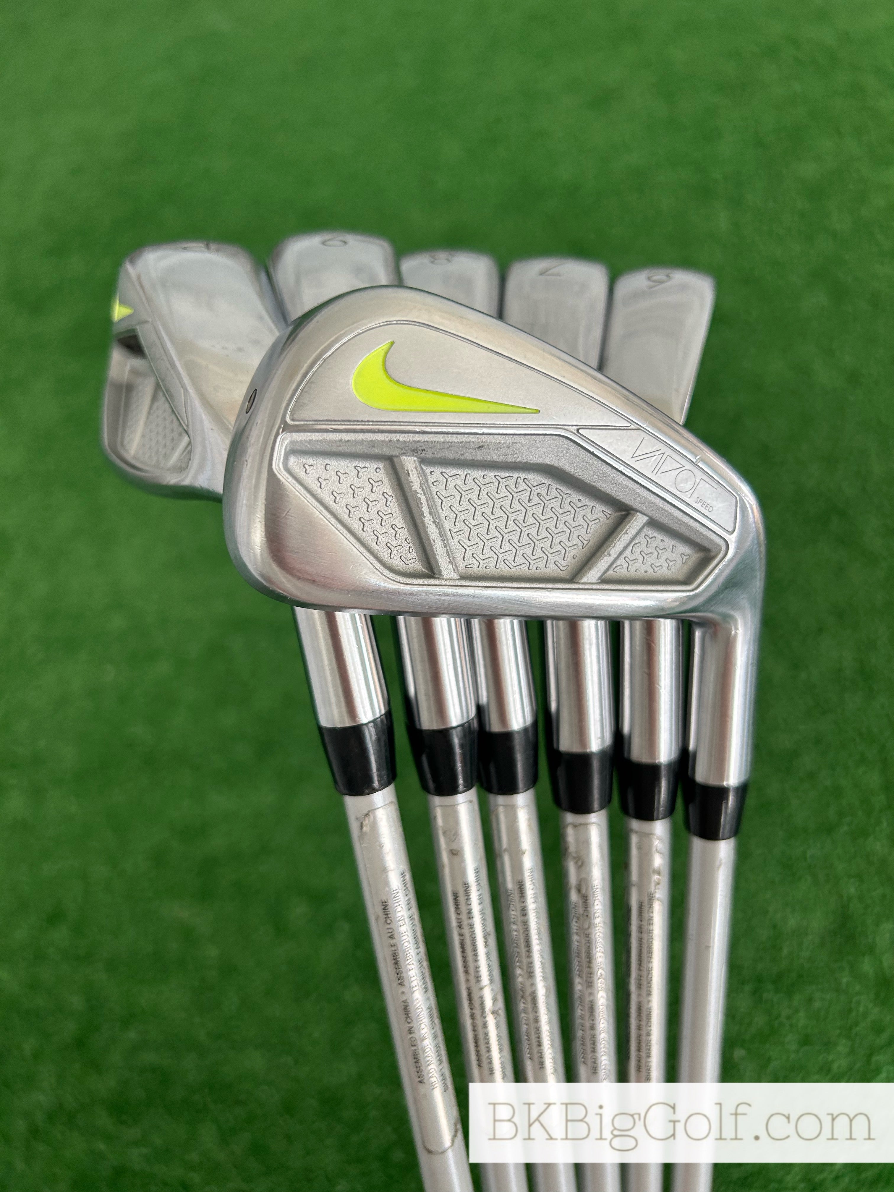 Nike Vapor Speed Iron Set 5 P Nike Mitsubishi Rayon Stiff Graphite BKBigGolf