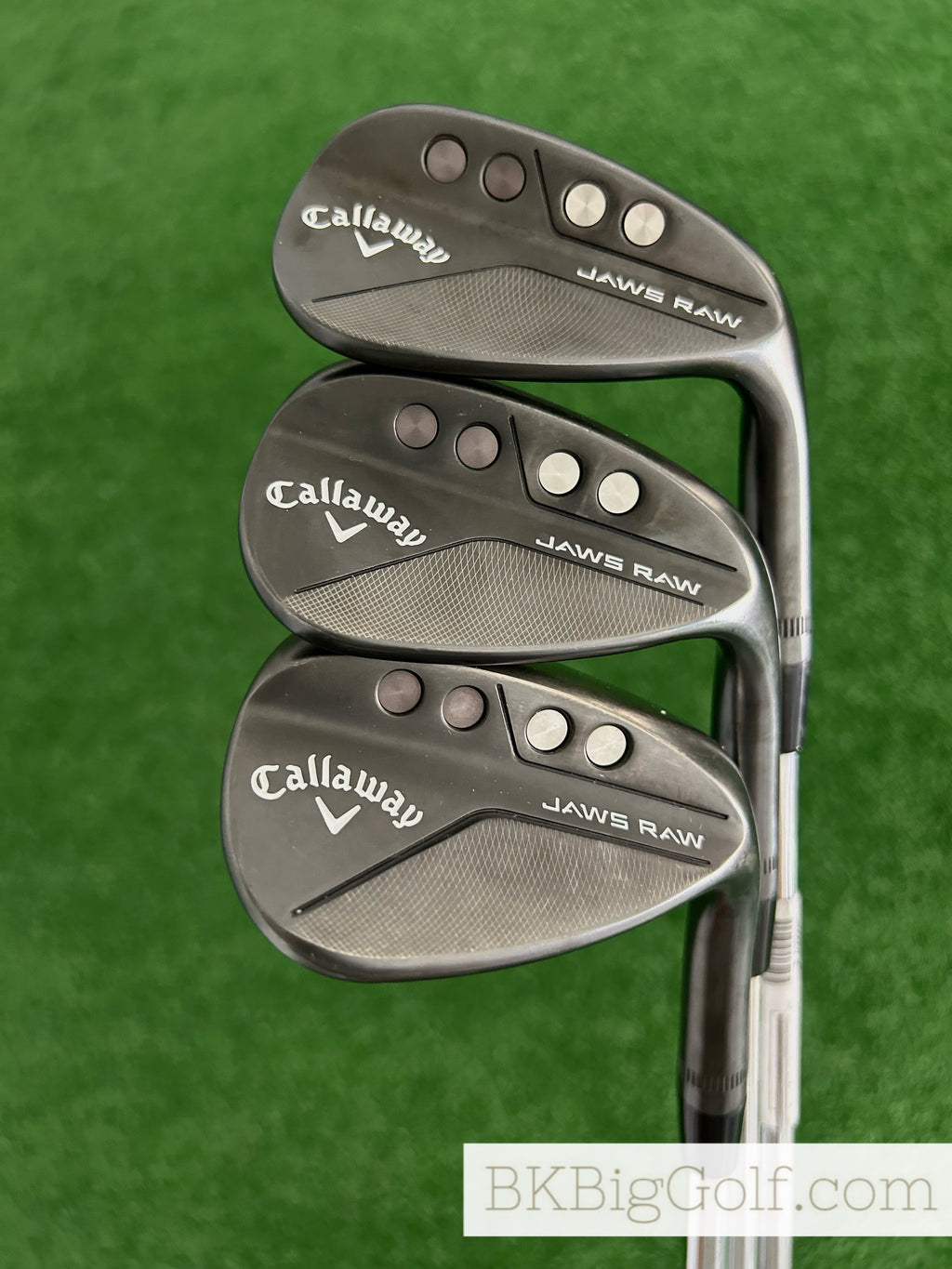Callaway Jaws Raw Black 3 Wedge Set (50, 54, & 58 Degrees)