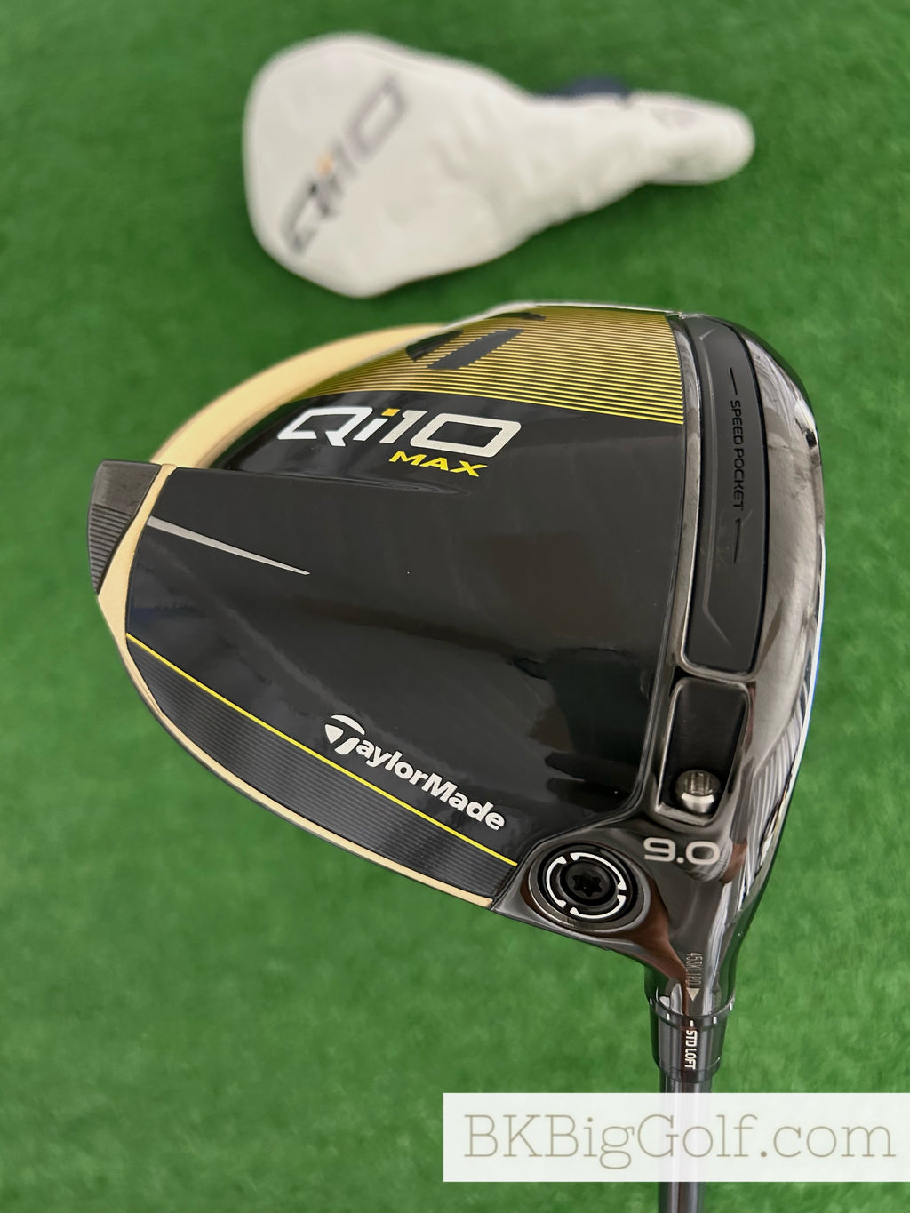 Taylormade Qi10 Max Designer Series 9.0 Driver w Headcover / Stiff