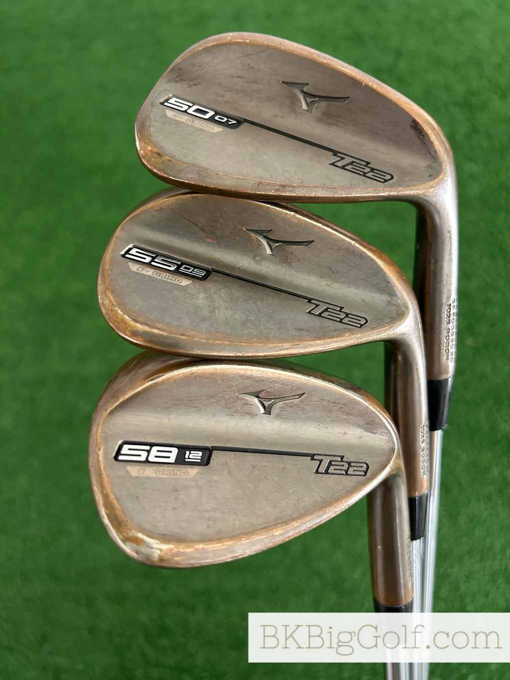 Mizuno T22 Copper 3 Wedge Set (50, 55, & 58 Degrees)