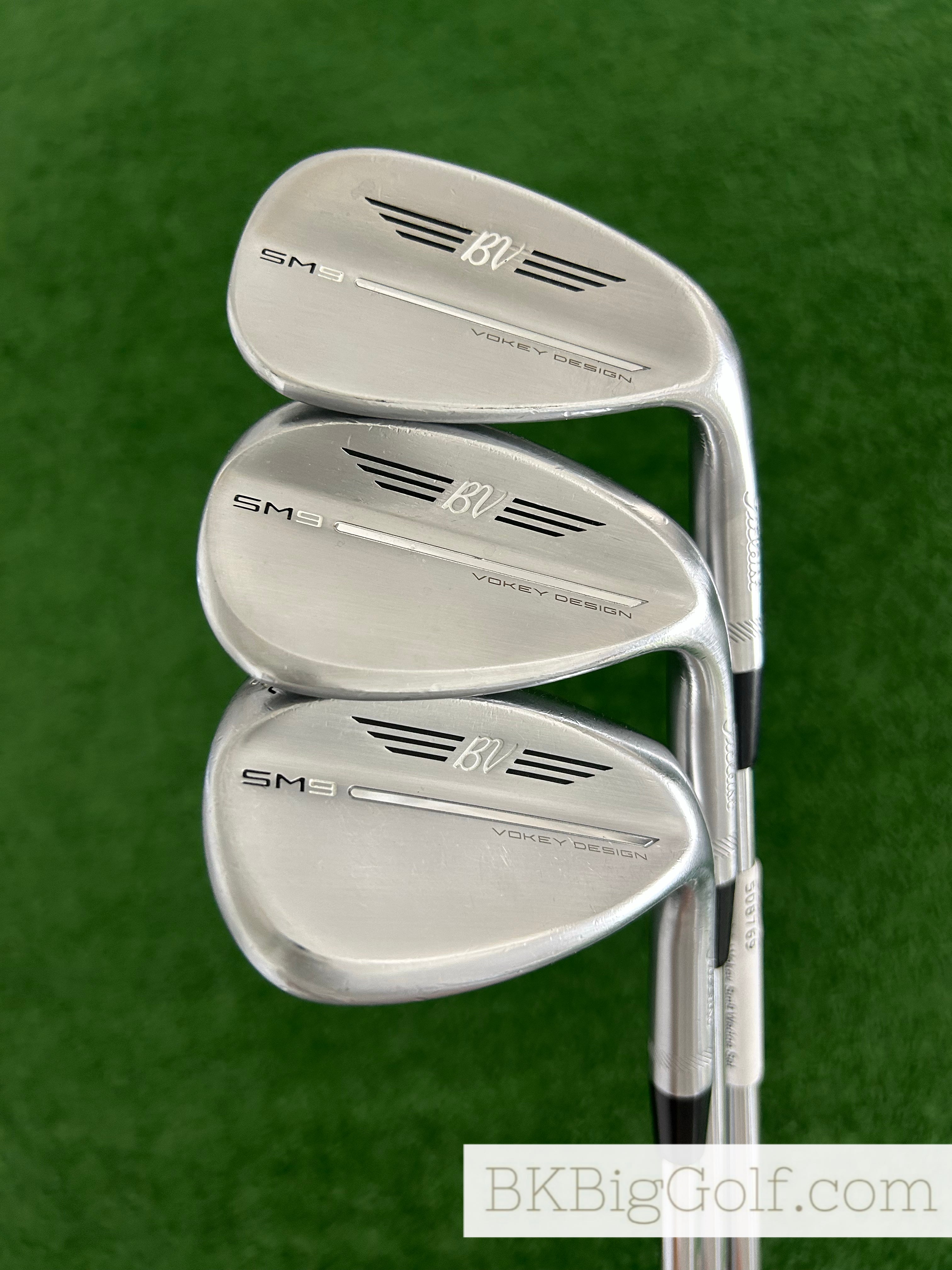 Titleist Vokey SM9 ウェッジ 3本セット 50 56 60 Titleist Vokey SM9 Chrome 3 Wedge Set (50, 54, & 60 Degrees