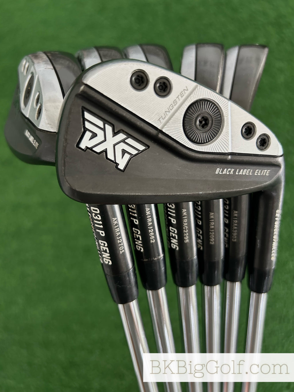 PXG 0311 P GEN6 Black Label Elite Forged Iron Set 6-G / KBS Tour Lite Regular